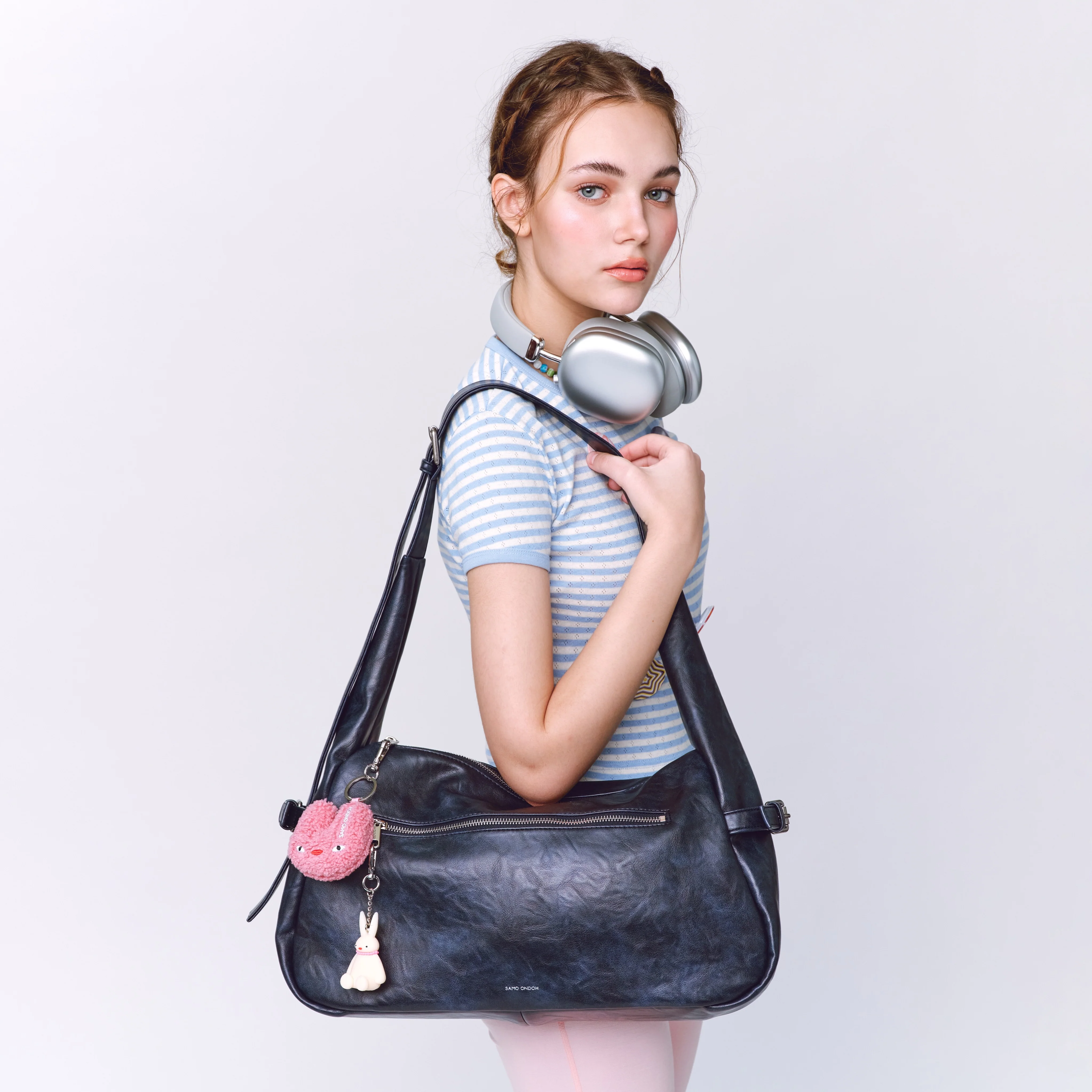 atta bag L baked navy - Image 7