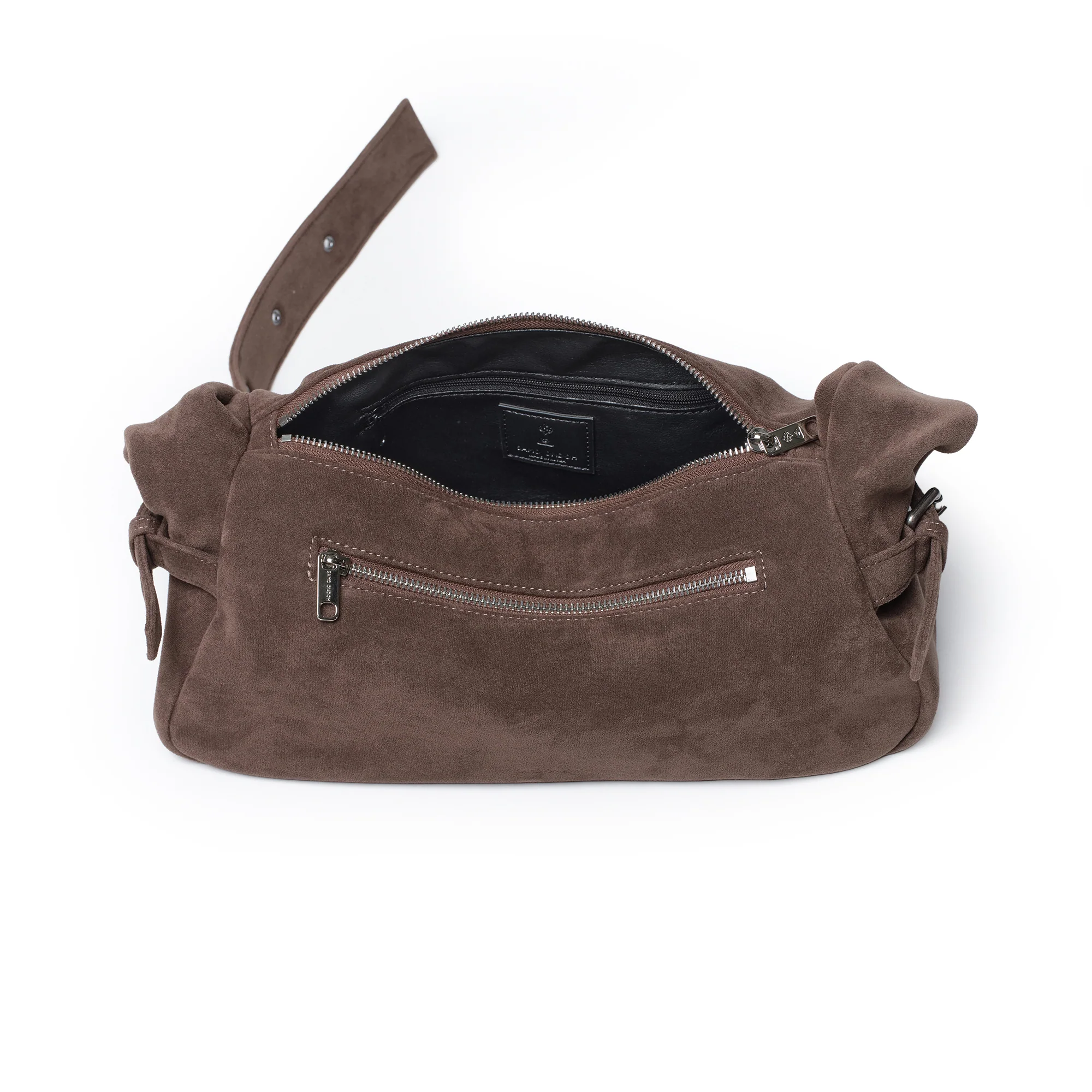 atta bag M suede khaki gray - Image 4