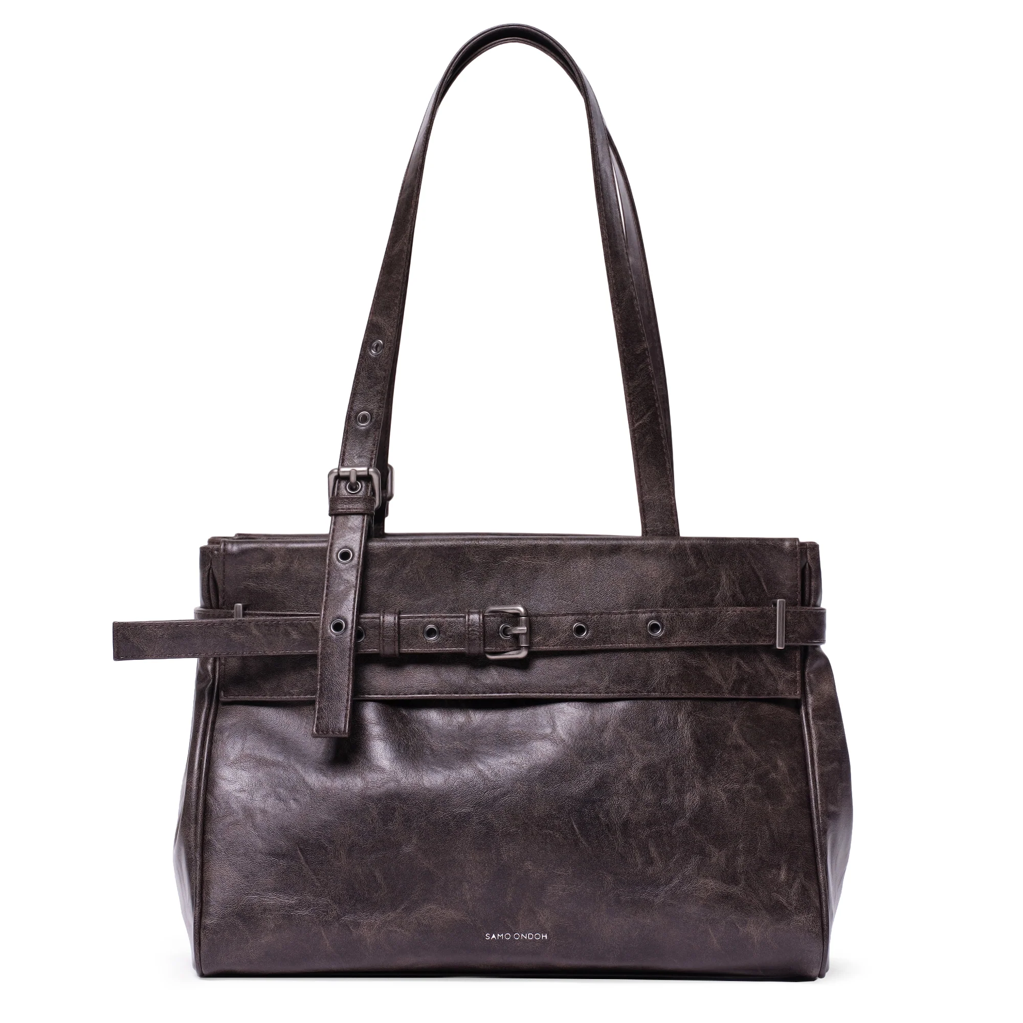 (restock soon) belt flap bag M baked moca