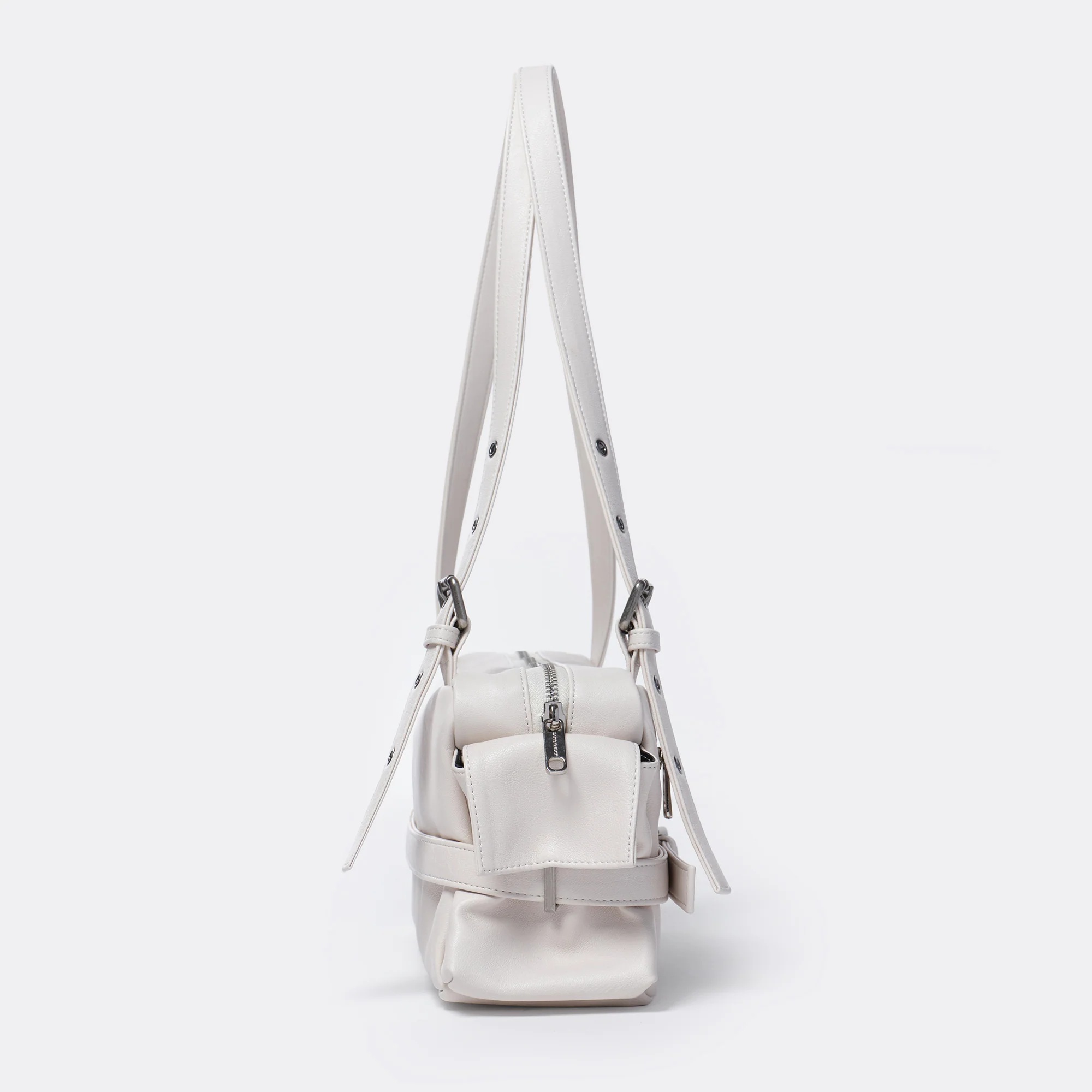 belt utility bag M nappa ivory - Image 3