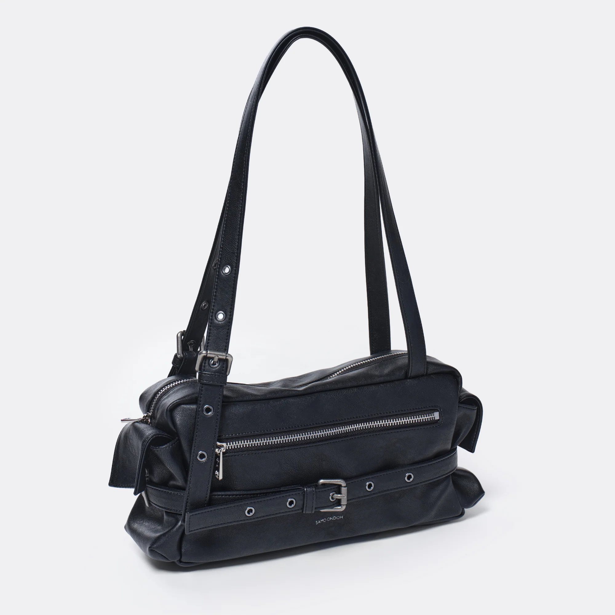 belt utility bag M nappa matt black - Image 2