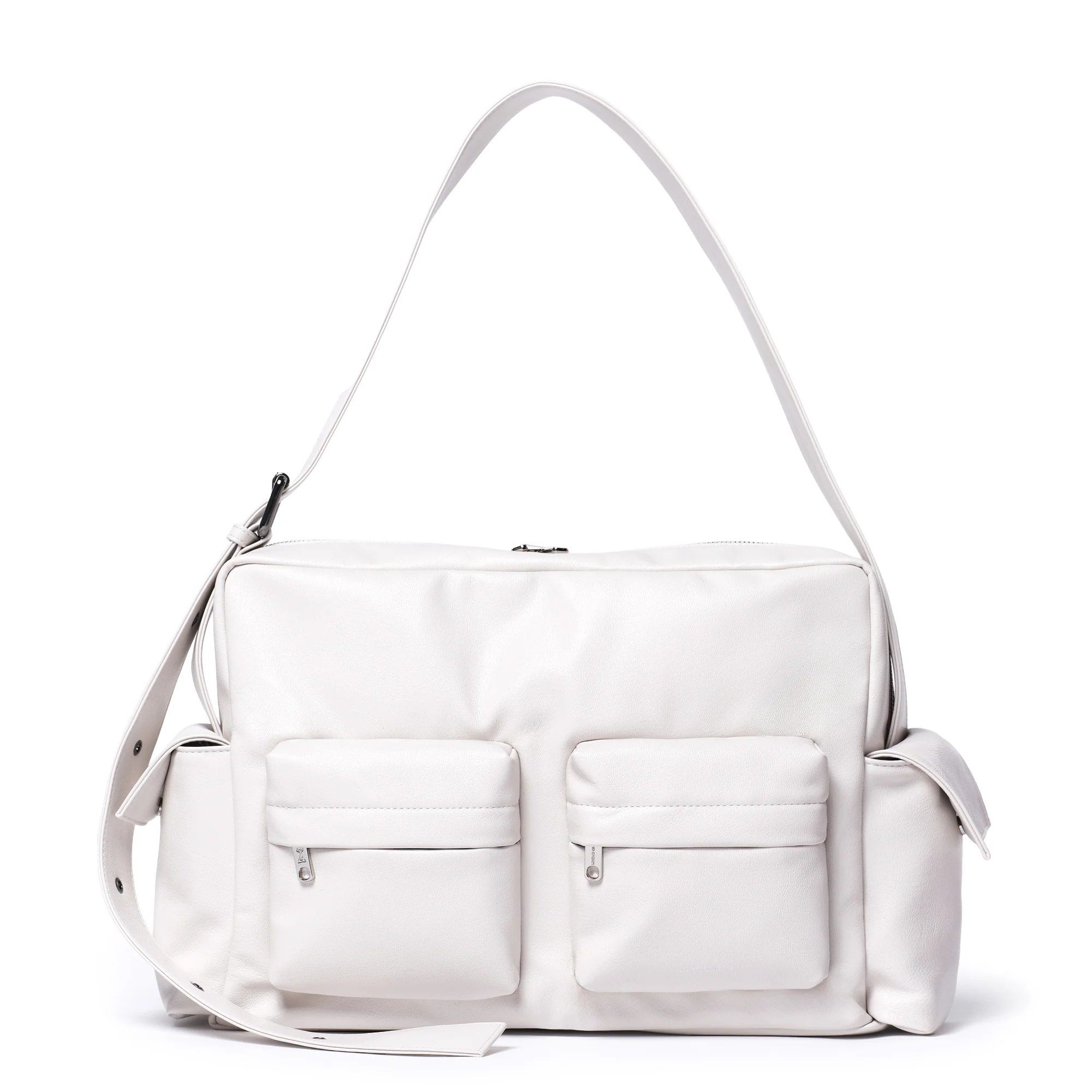 cross utility bag L goat cream