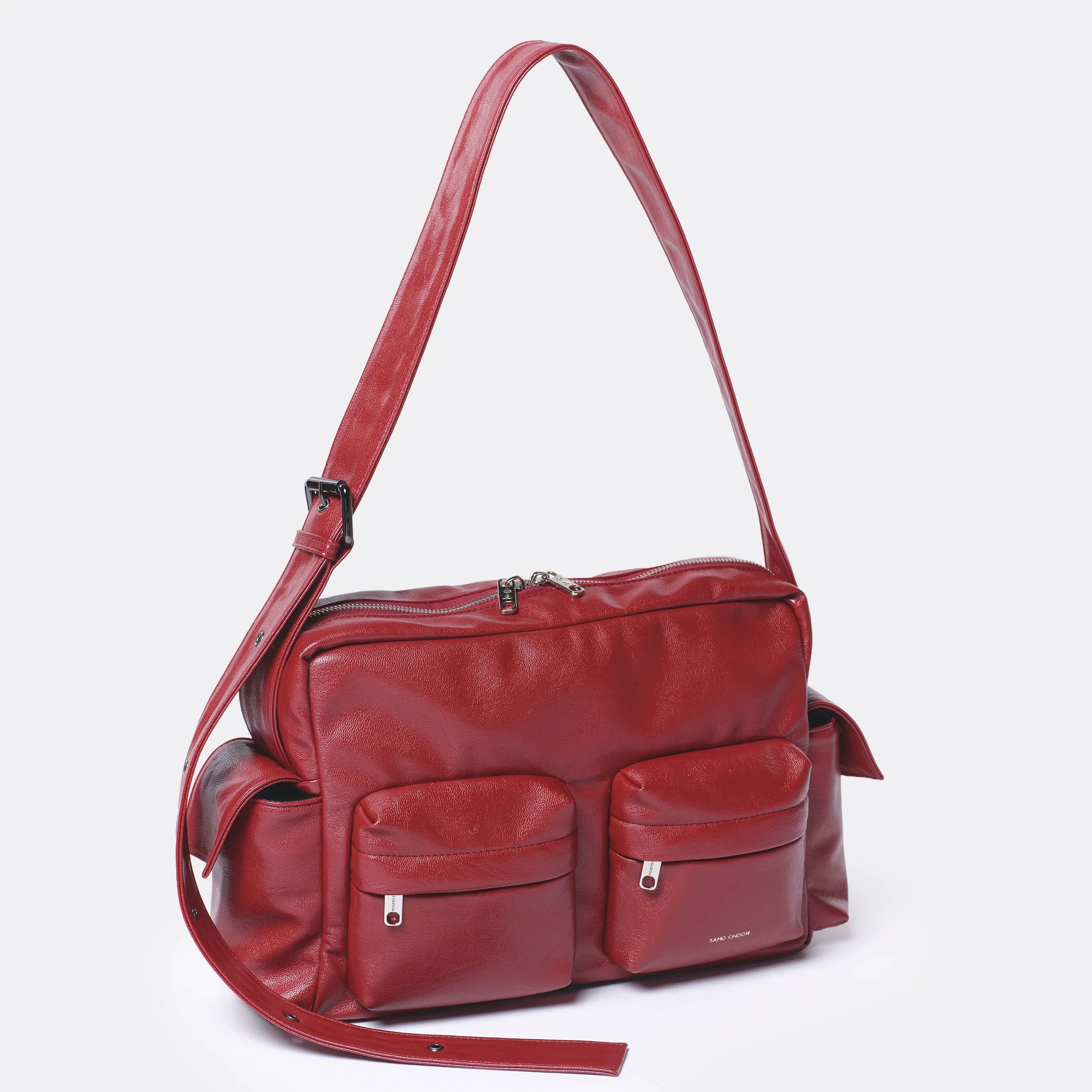 cross utility bag M goat red - Image 3