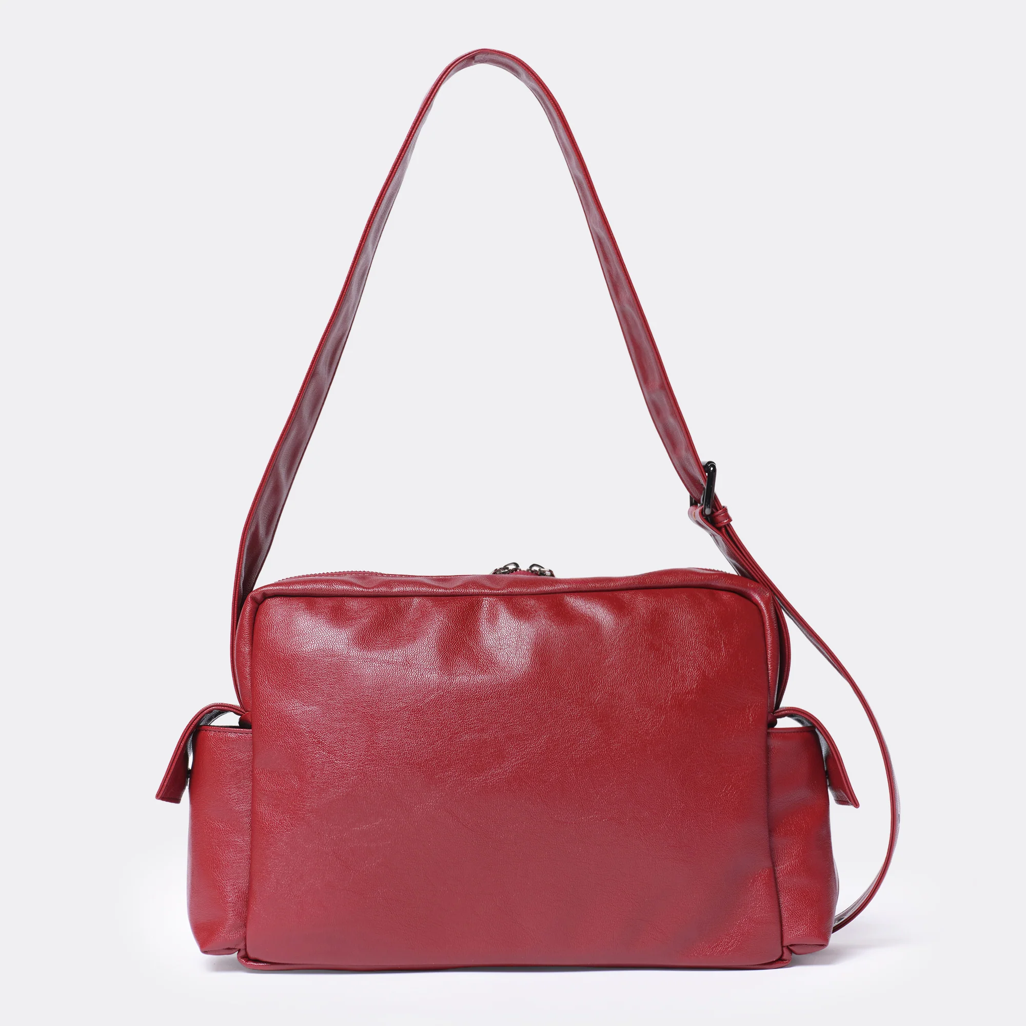 cross utility bag M goat red - Image 4