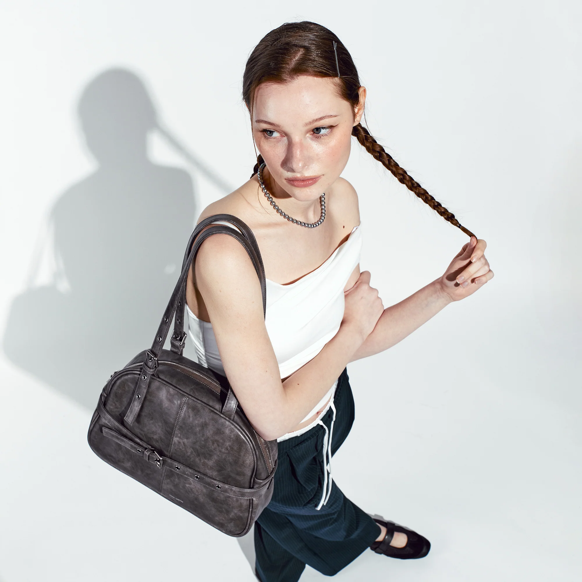dome belt bag M baked gray - Image 5