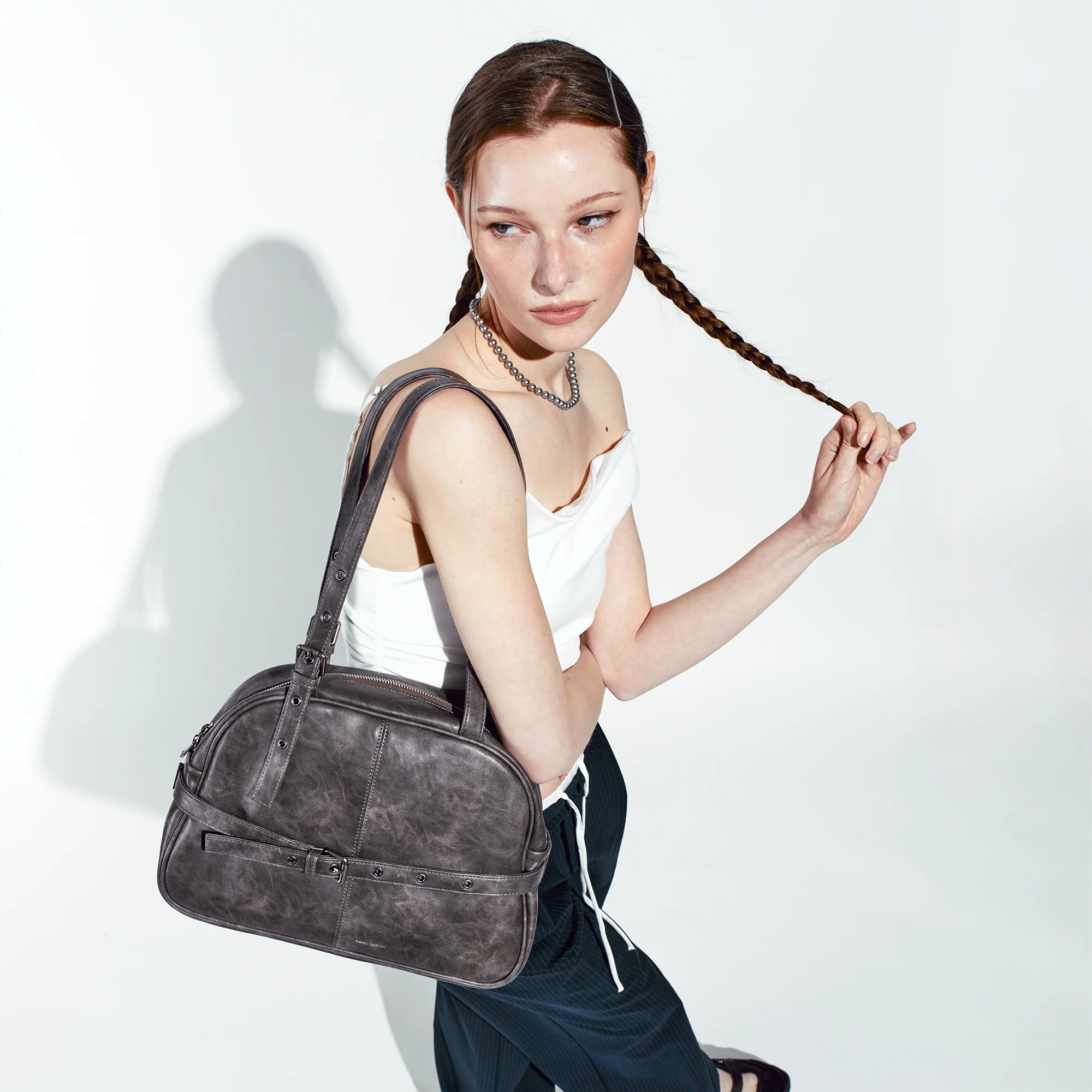dome belt bag M baked gray - Image 6