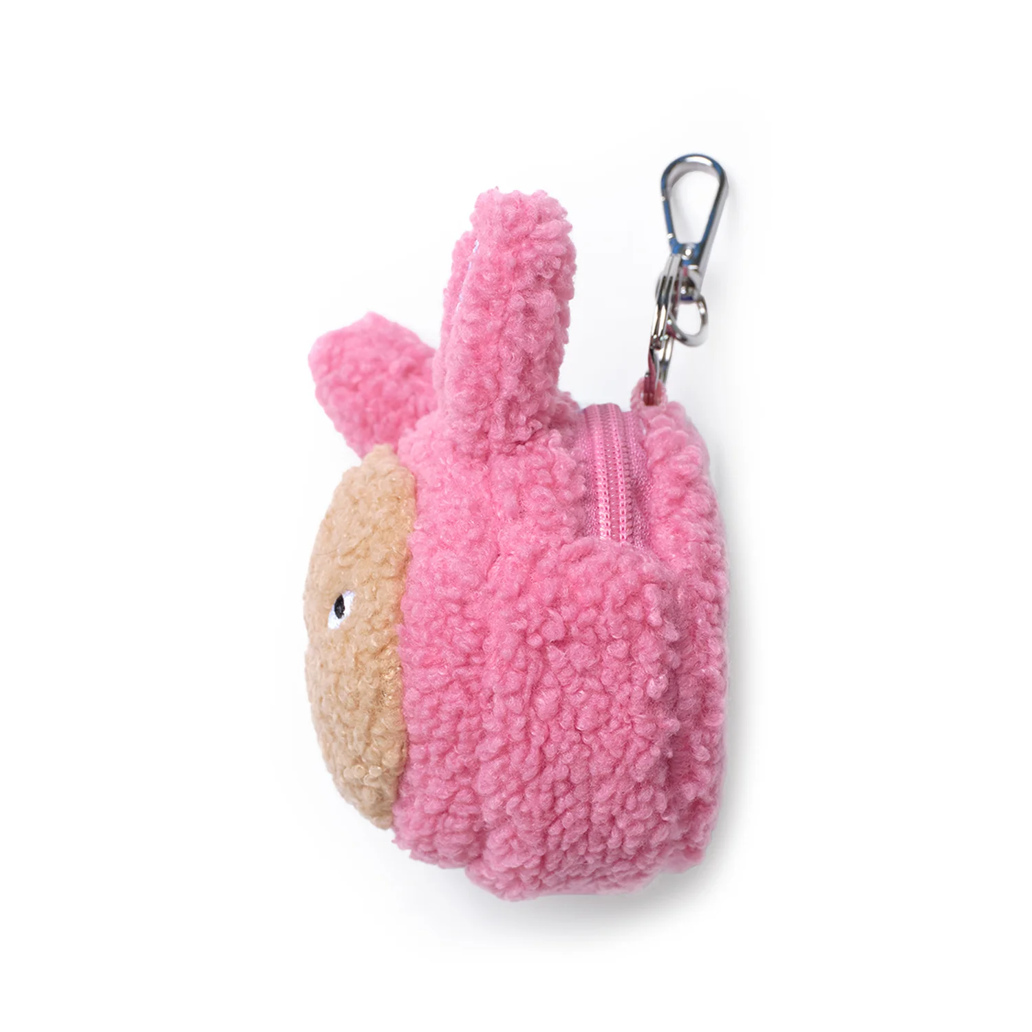 gamzayom airpods case eco shearling pink - Image 2