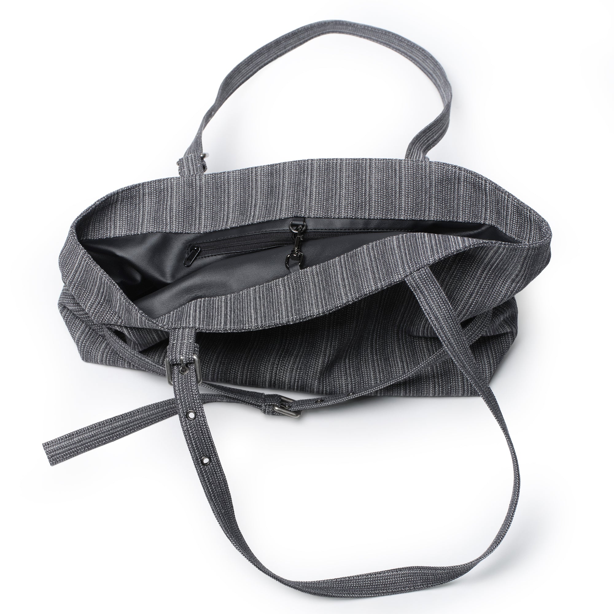 le belt bag L stripe gray - Image 4