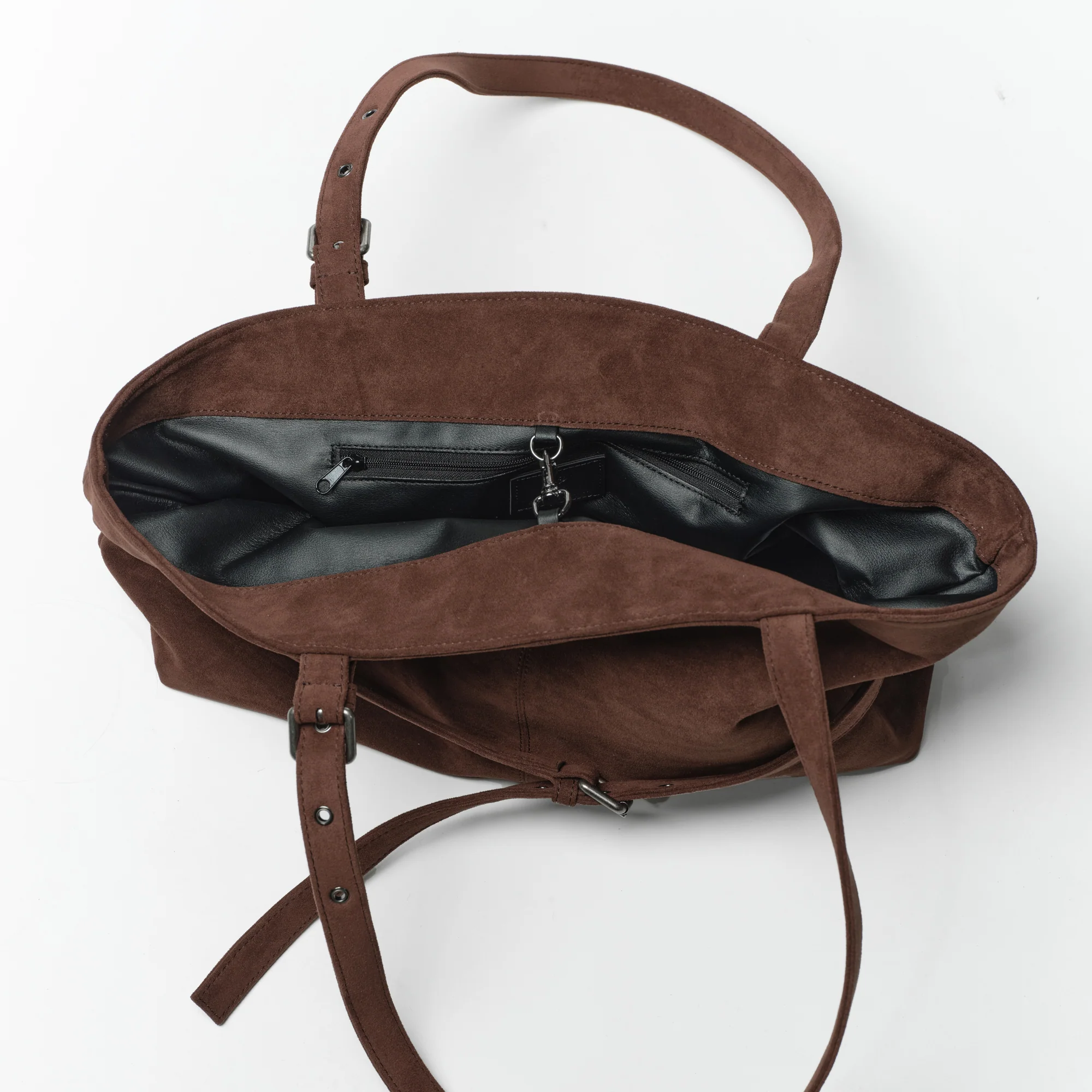 le belt bag L suede brown - Image 4