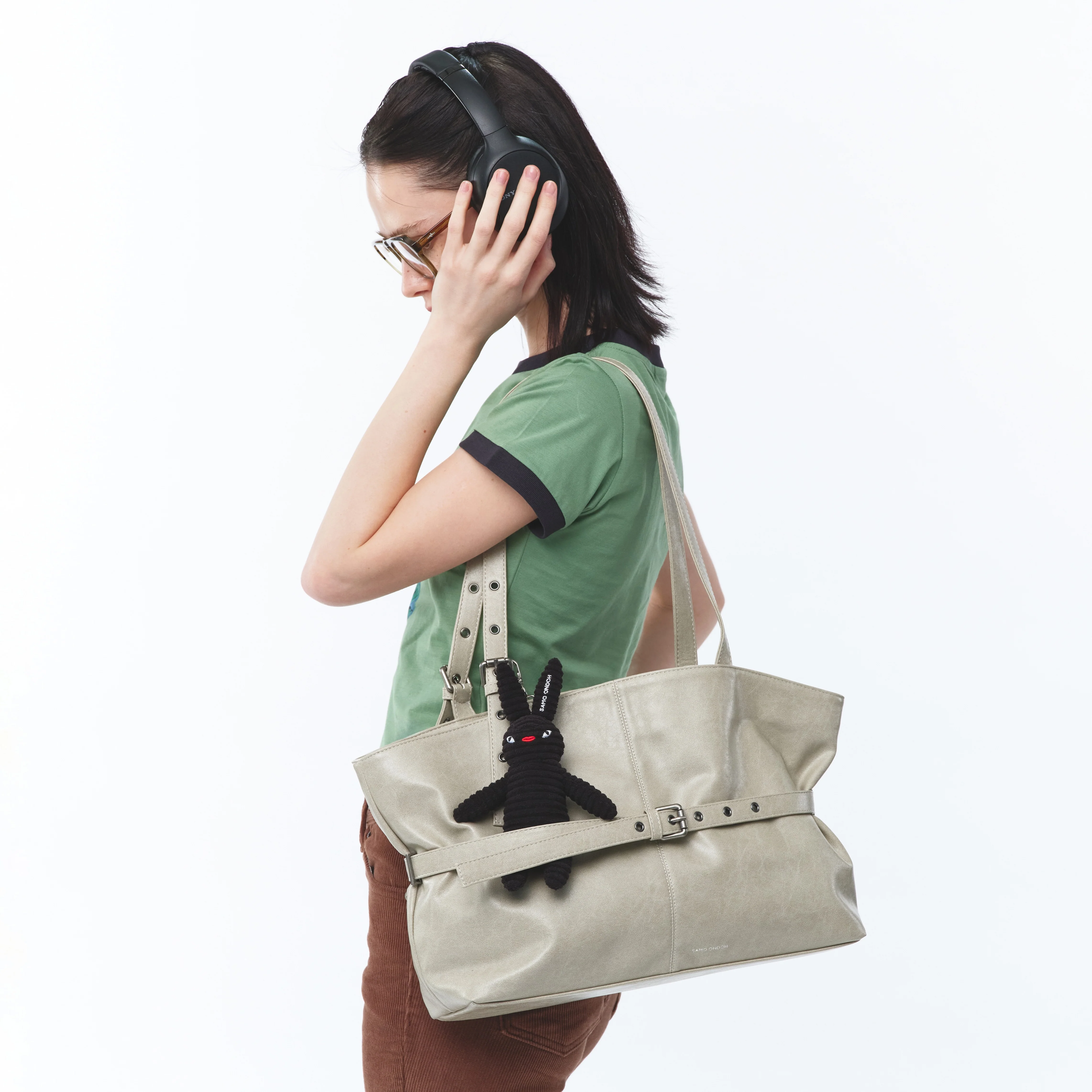 le belt bag L veg cream - Image 3