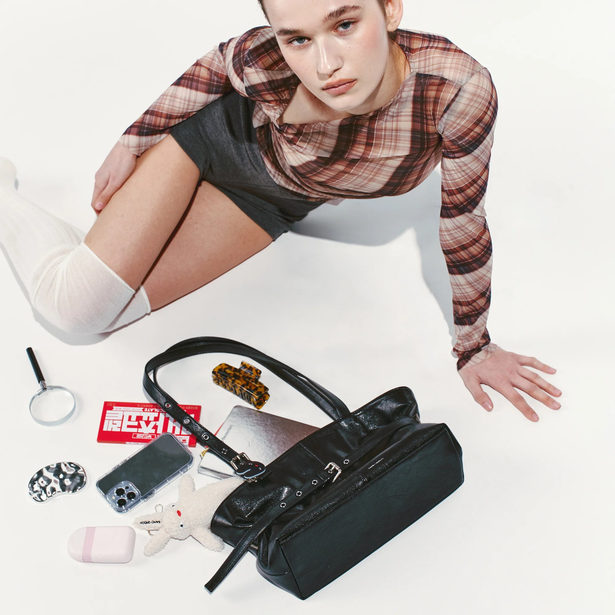 le belt bag M goat black - Image 8