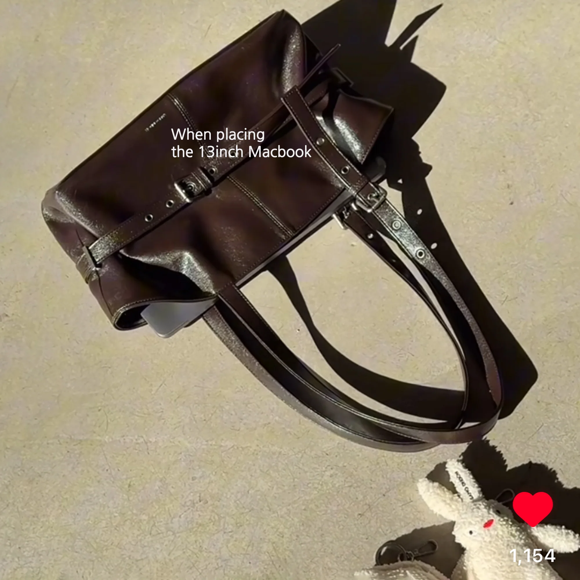 le belt bag M goat chocolate - Image 10