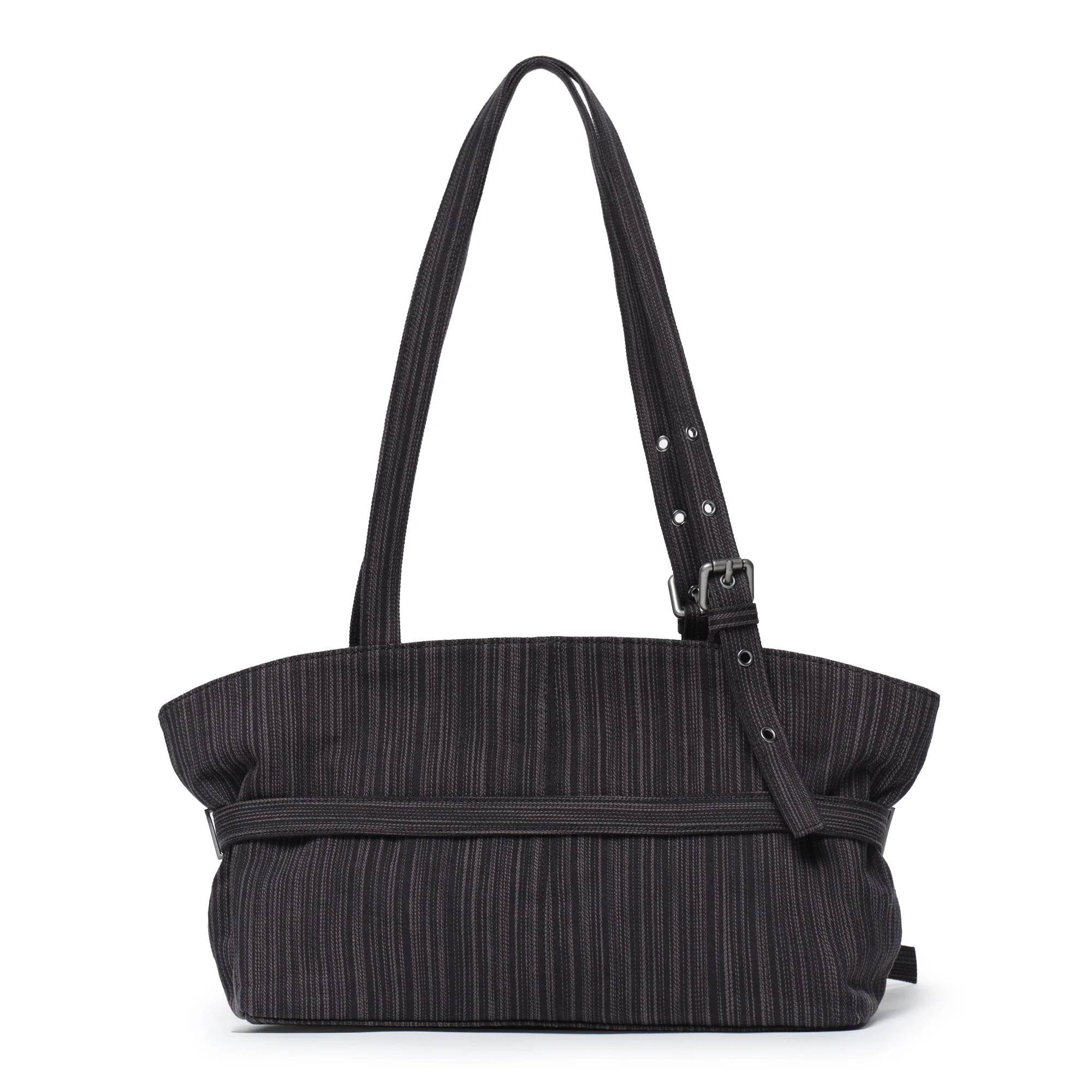 le belt bag M stripe black - Image 3