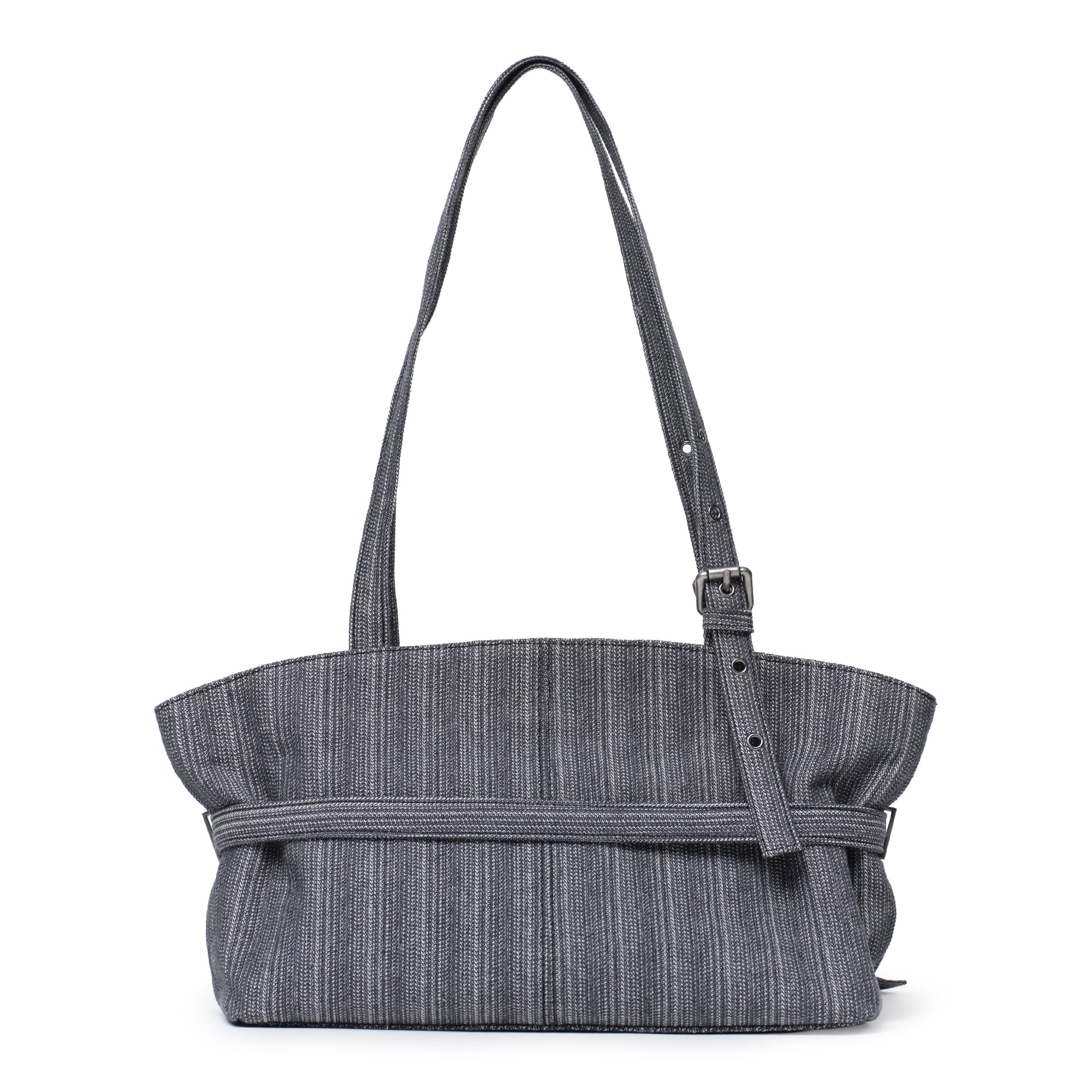 le belt bag M stripe gray - Image 3
