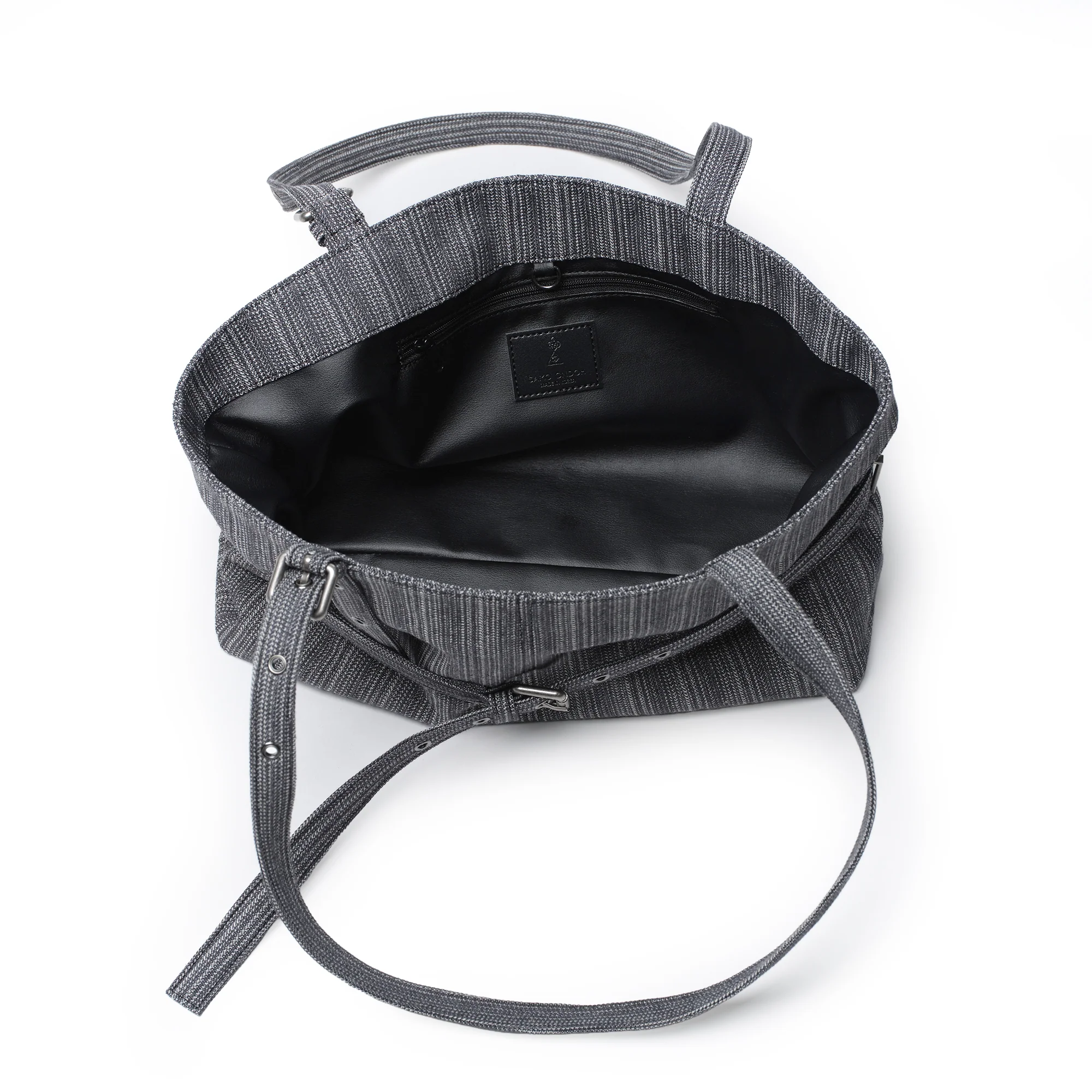 le belt bag M stripe gray - Image 4