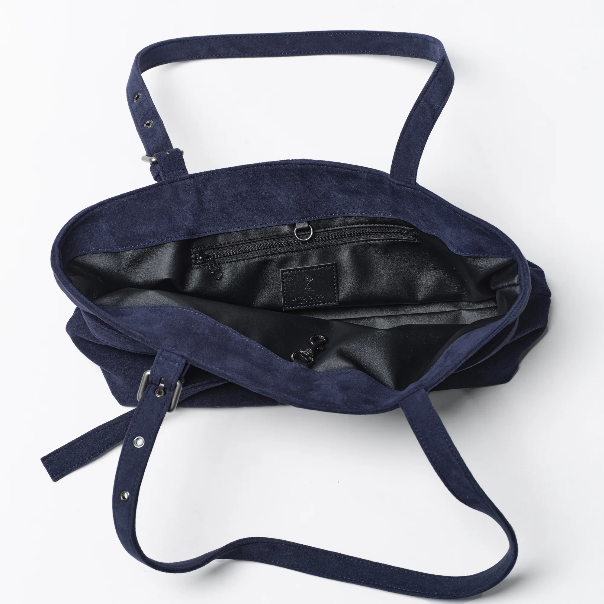 le belt bag M suede navy - Image 4