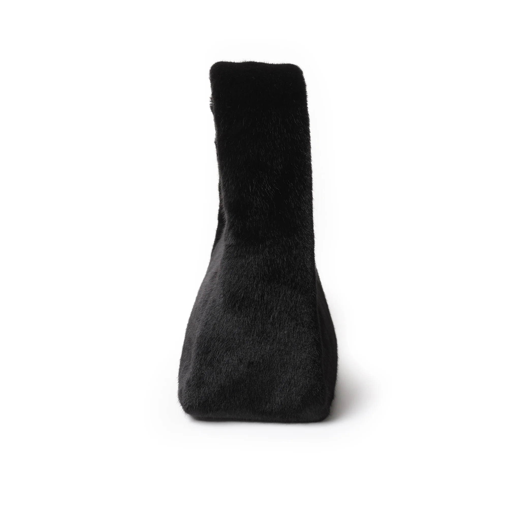 mug bag M eco fur black - Image 3