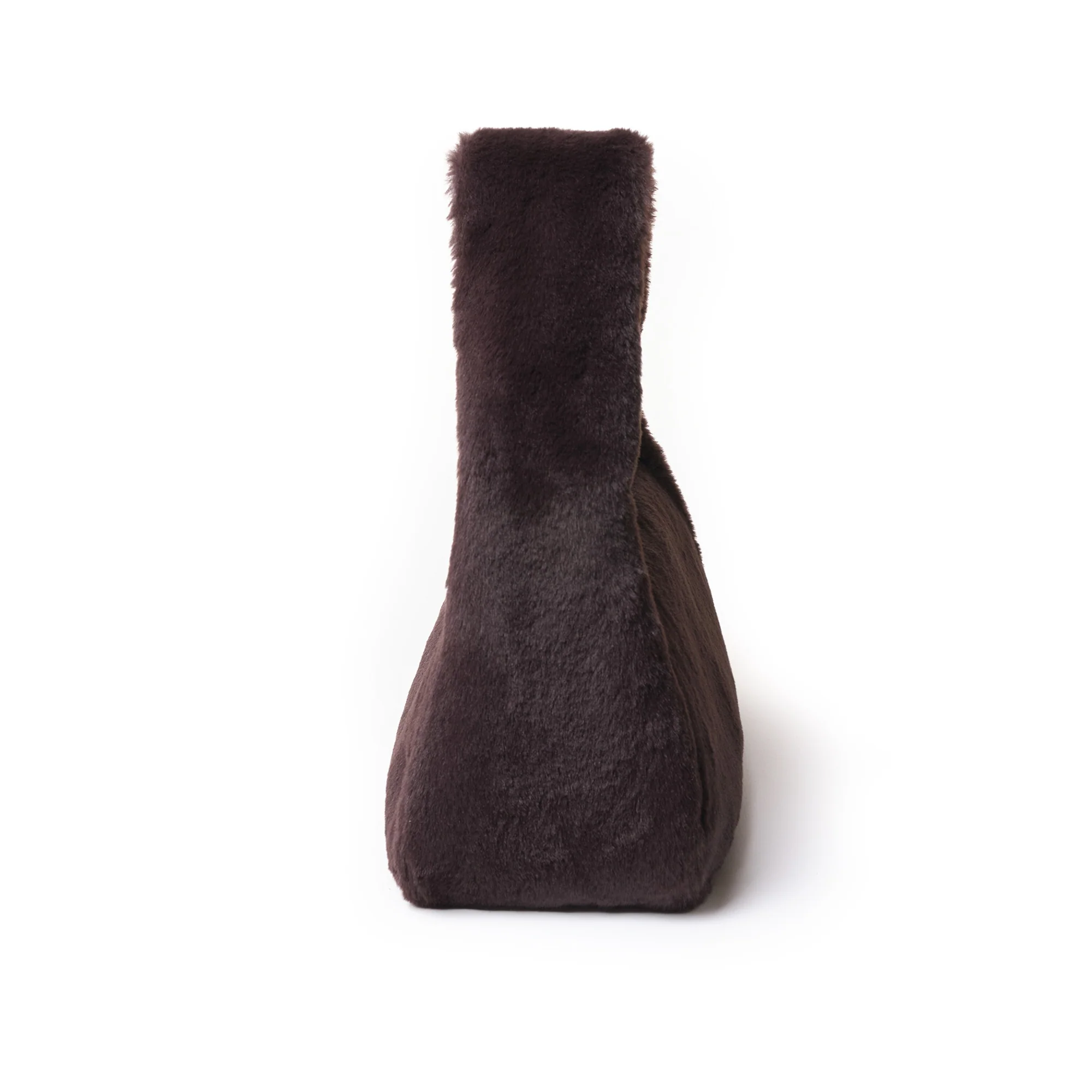 mug bag M eco fur chocolate - Image 3