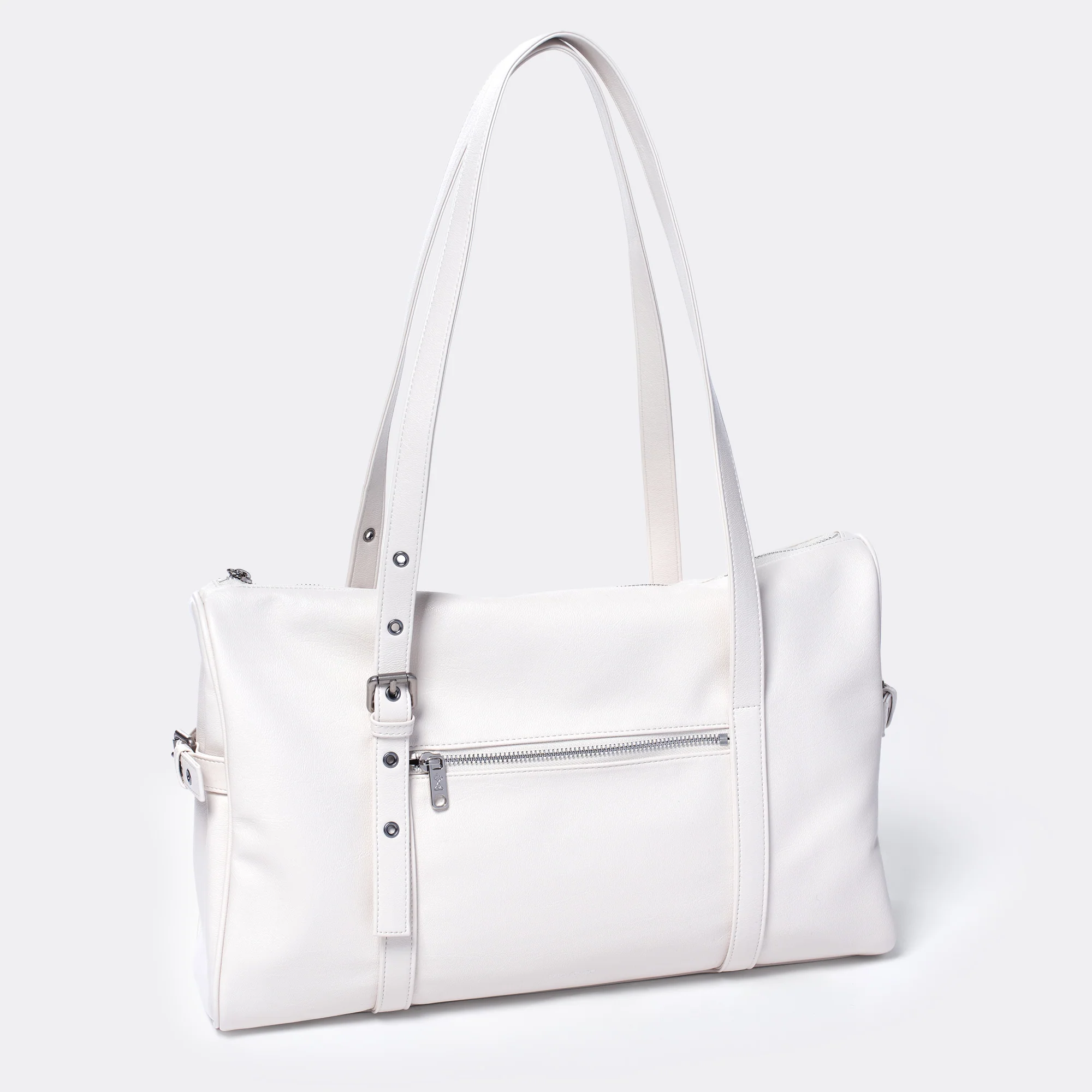 museum bag L goat cream - Image 4