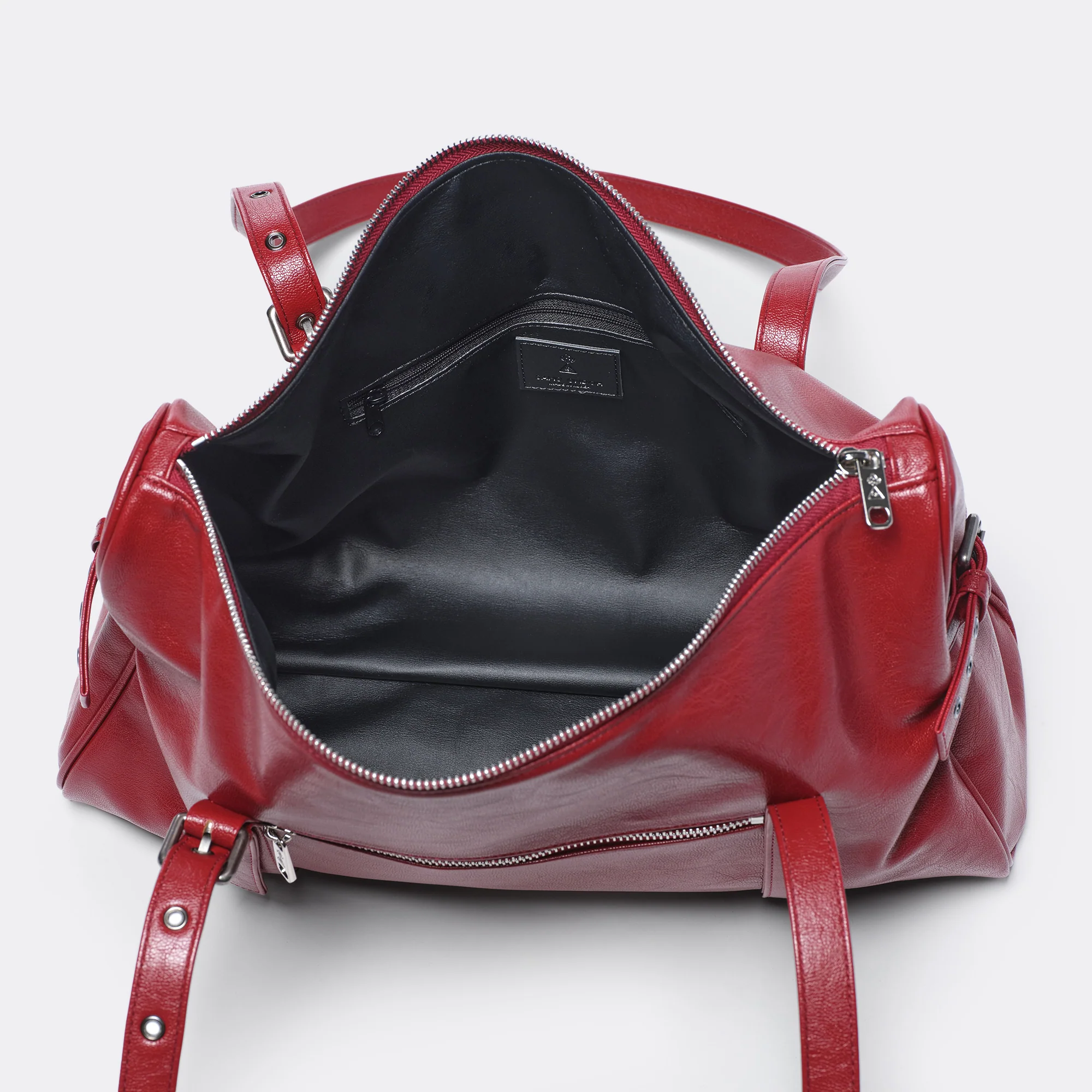 museum bag L goat red - Image 6