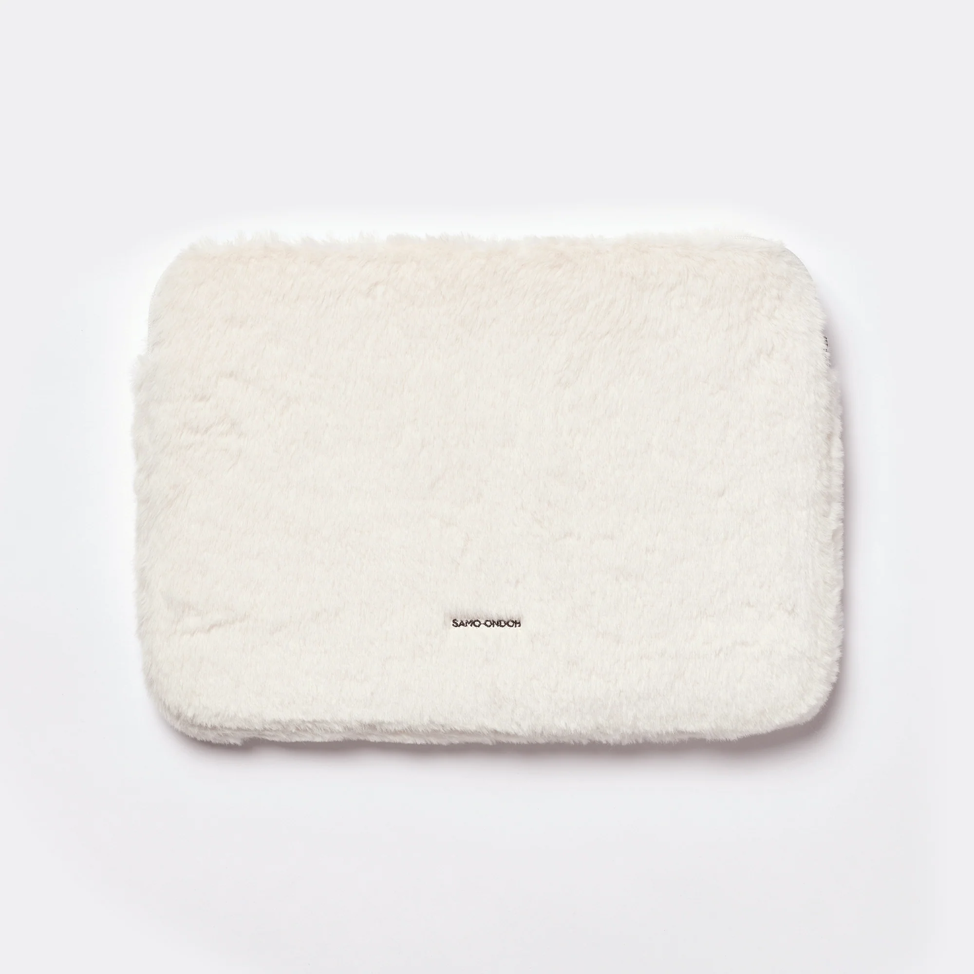 nemoyom laptop case 14inch eco fur ivory - Image 2