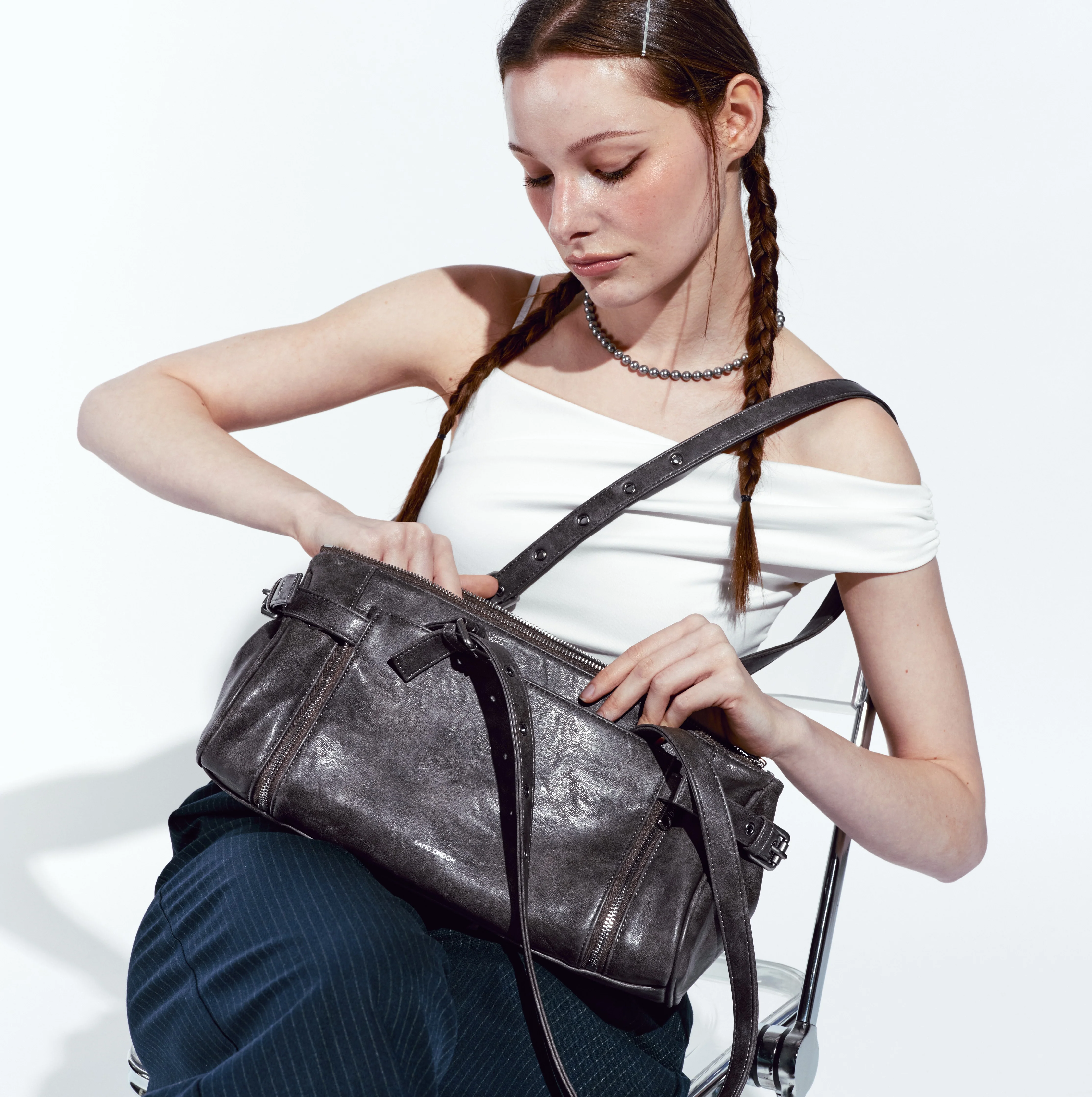nouvelle bag M baked gray - Image 7