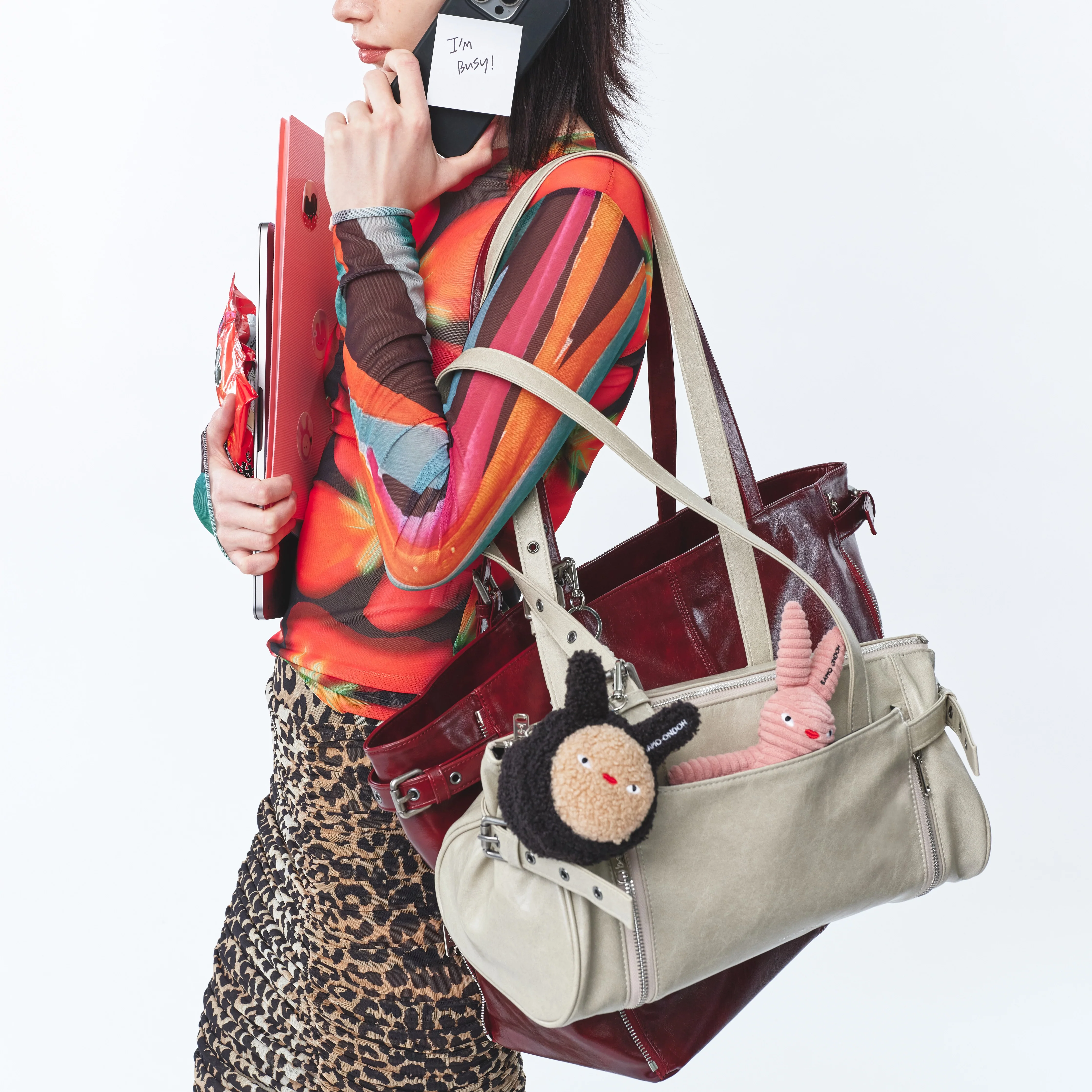 nouvelle bag M veg cream - Image 2