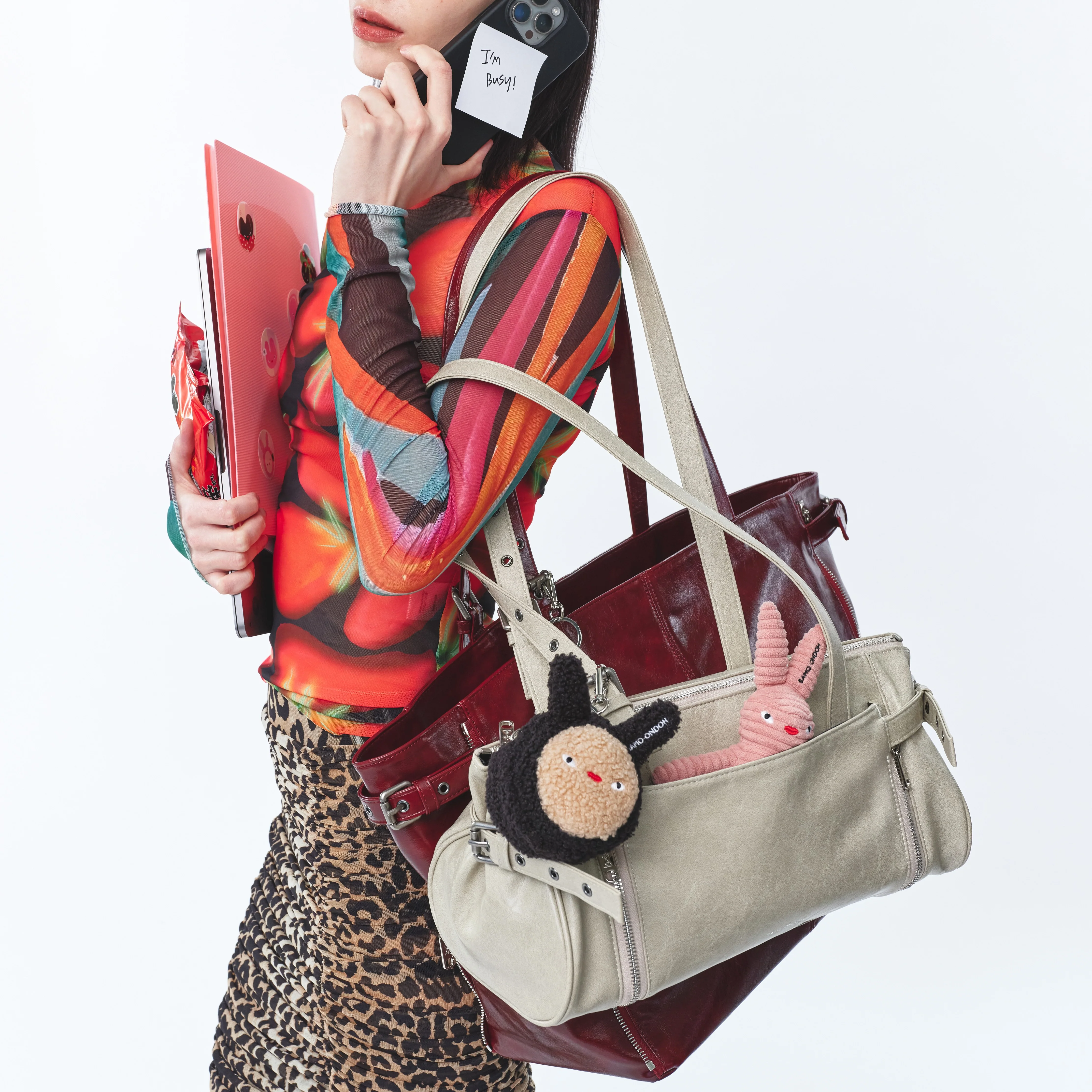nouvelle bag M veg cream - Image 3
