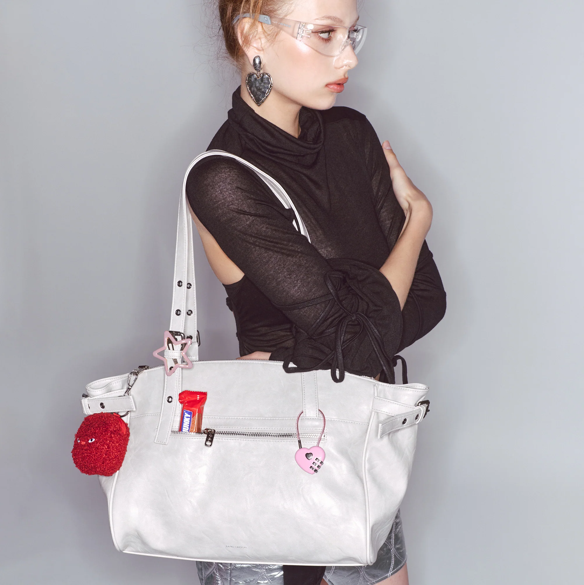 nouvelle shopper bag L baked powder - Image 7