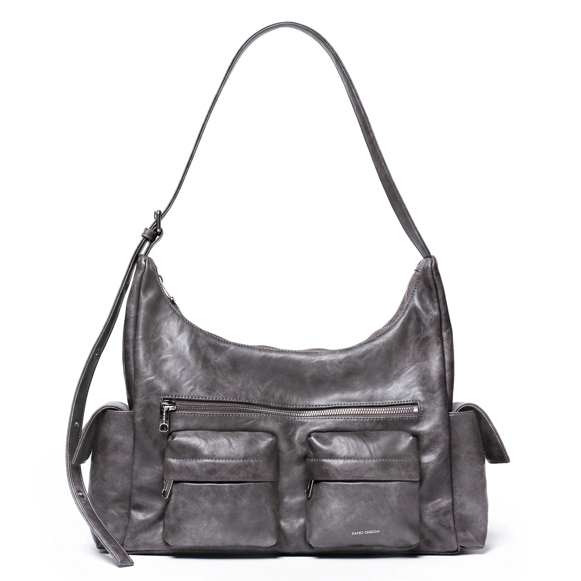 pocket mug bag L baked gray