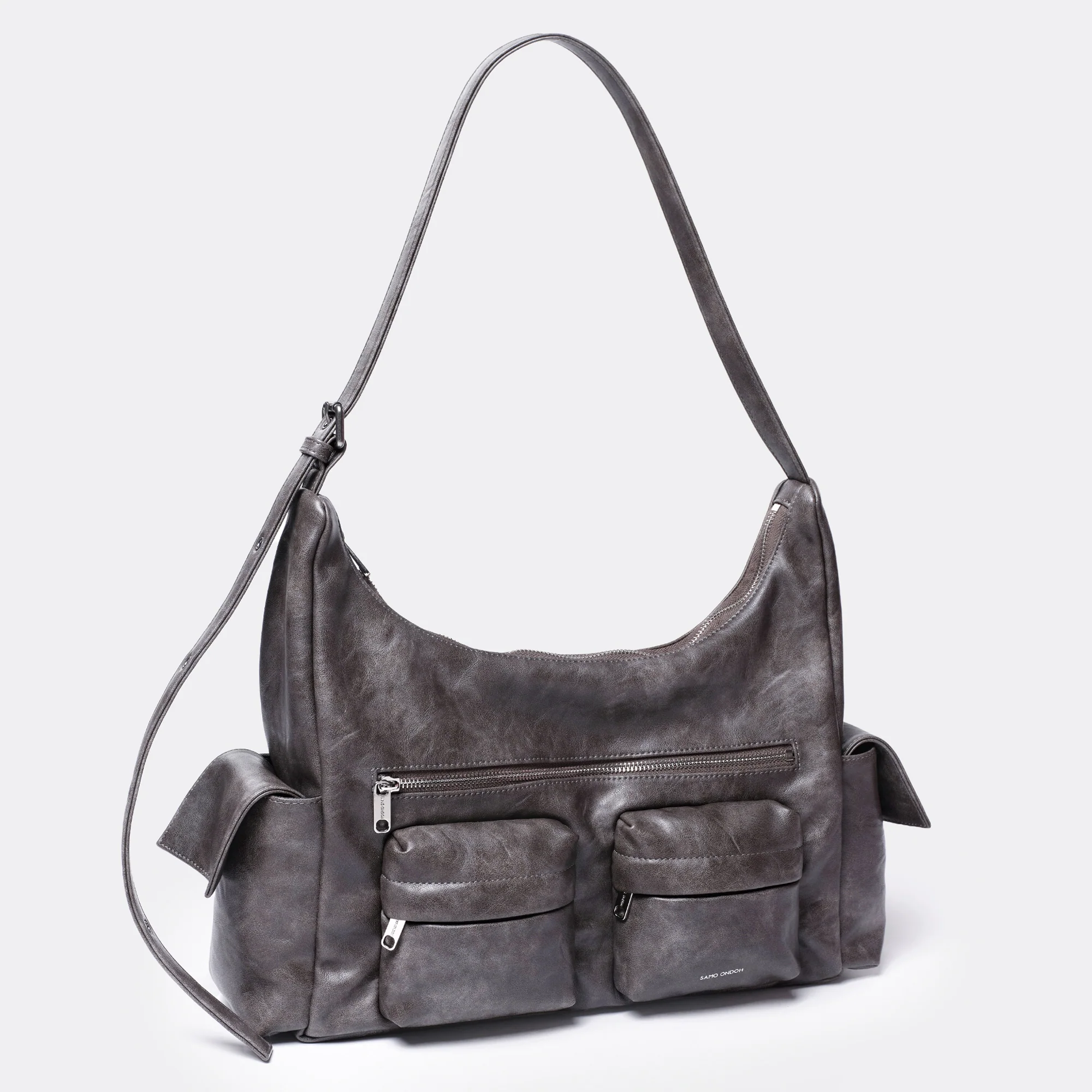 pocket mug bag L baked gray - Image 2