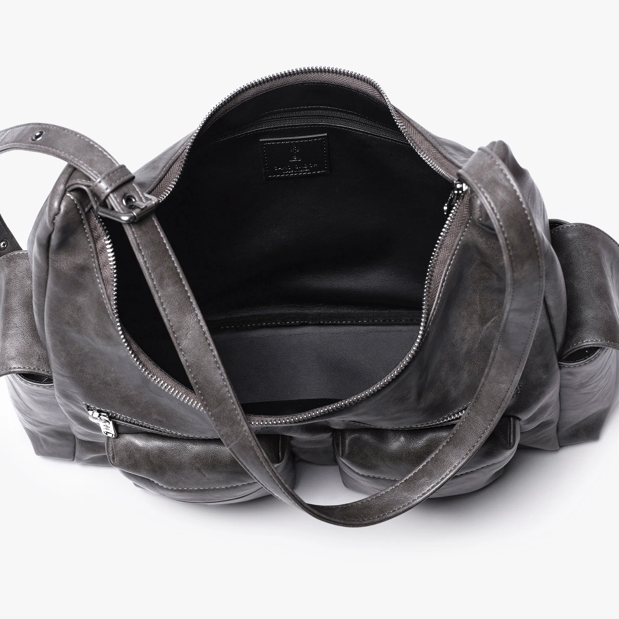 pocket mug bag L baked gray - Image 4