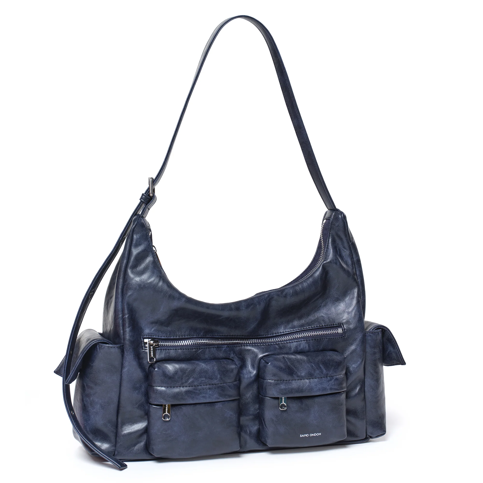 pocket mug bag L baked navy - Image 2