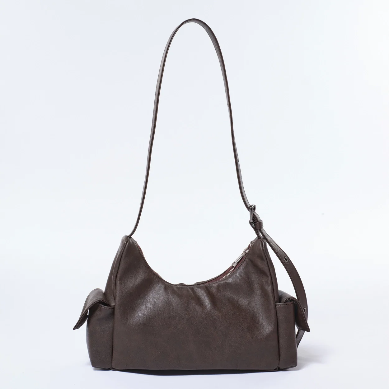 (restock May 9) pocket mug bag M brushed chocolate - Image 3