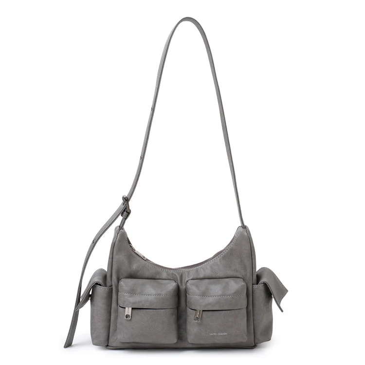 (restock May 9) pocket mug bag M brushed gray