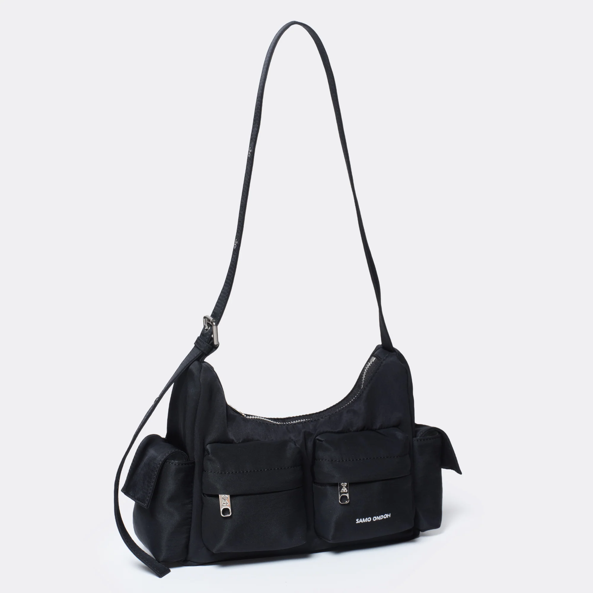 pocket mug bag M nylon black - Image 3