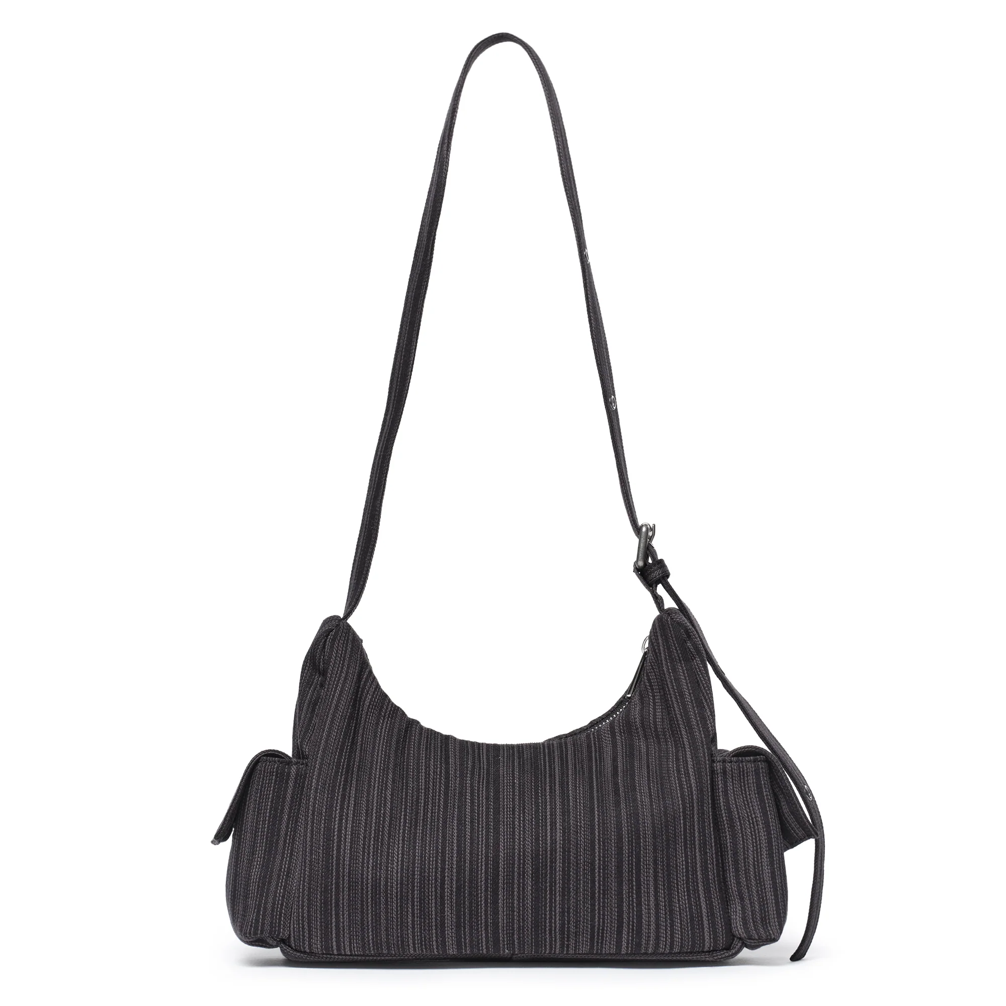 pocket mug bag M stripe black - Image 3