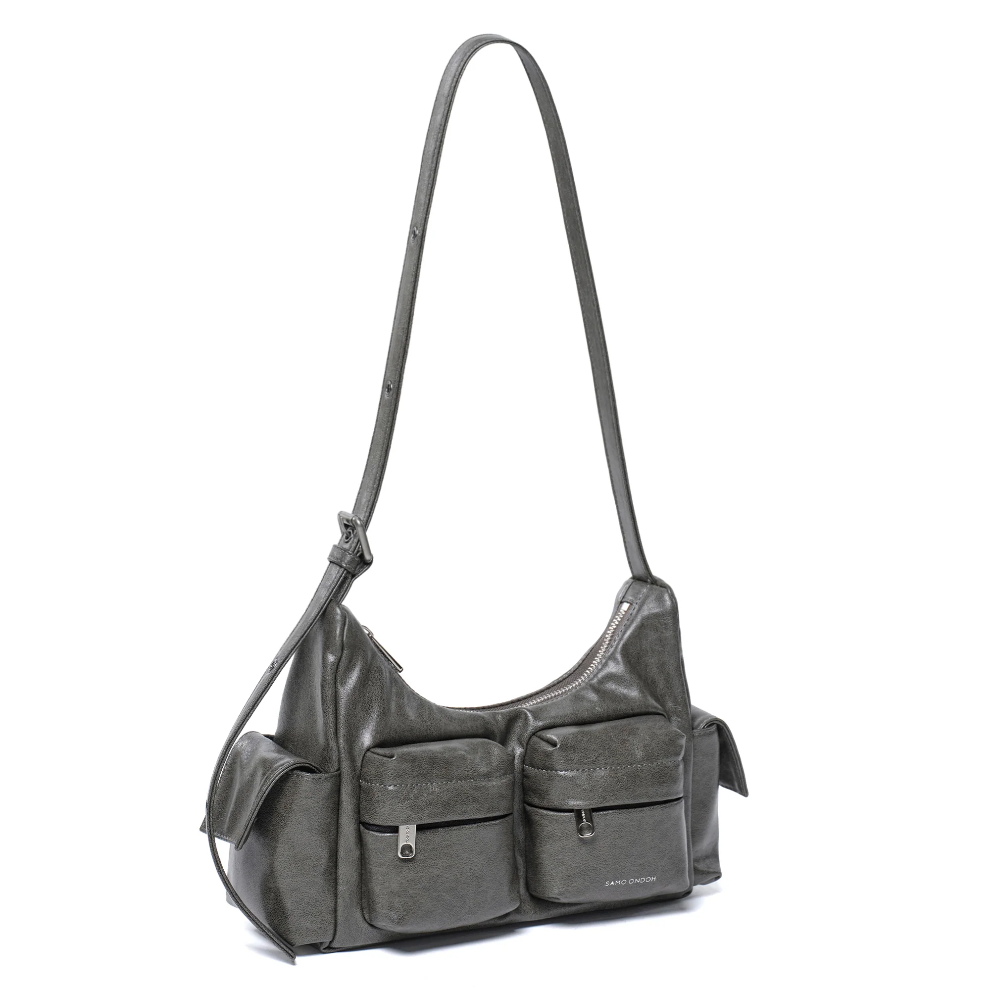 pocket mug bag M veg gray - Image 3
