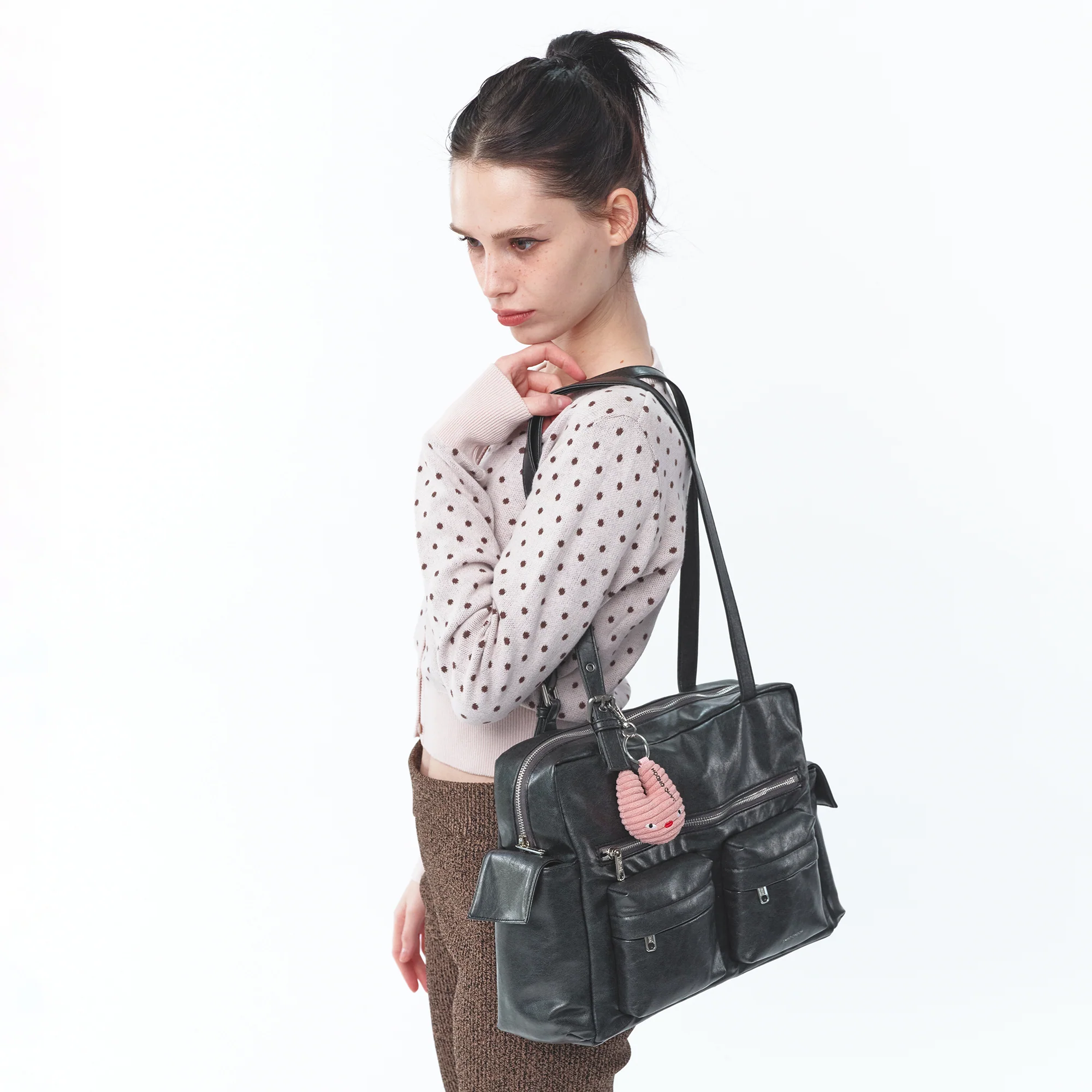 pocket utility bag L veg charcoal - Image 6