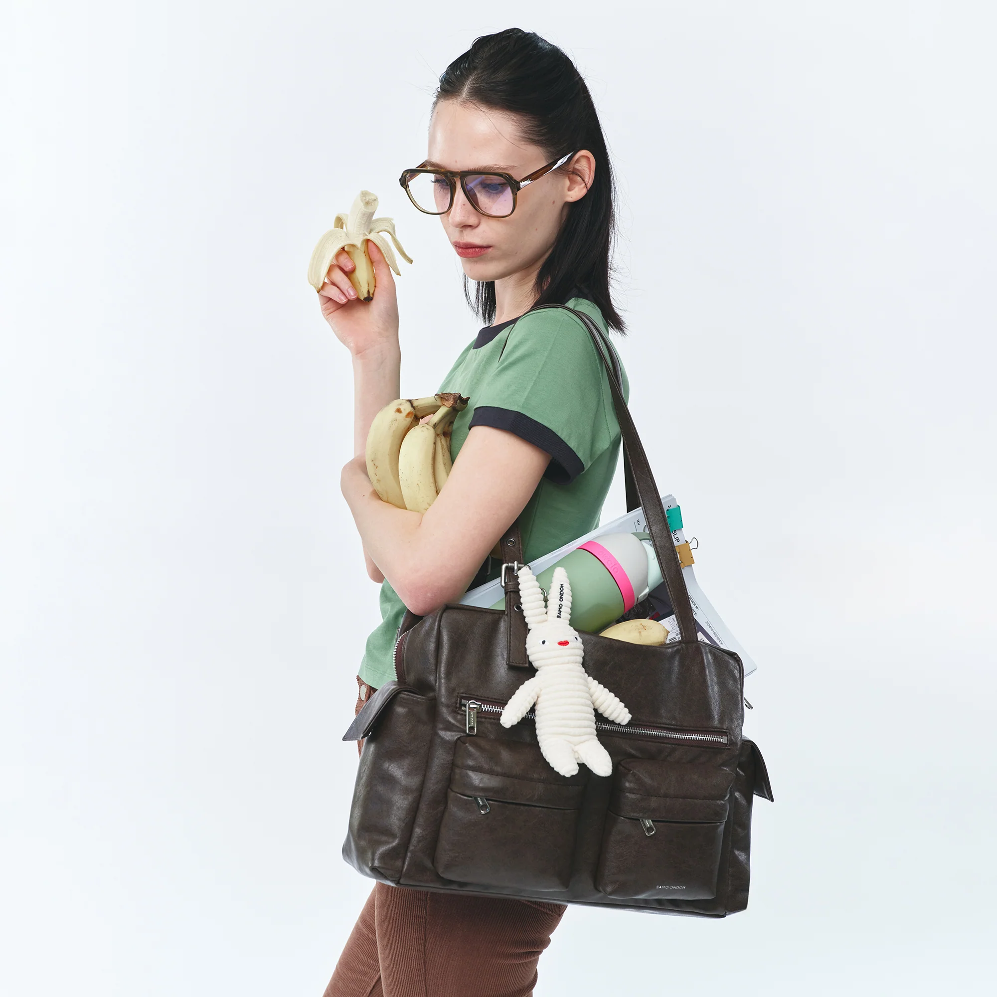 pocket utility bag L veg cocoa - Image 7