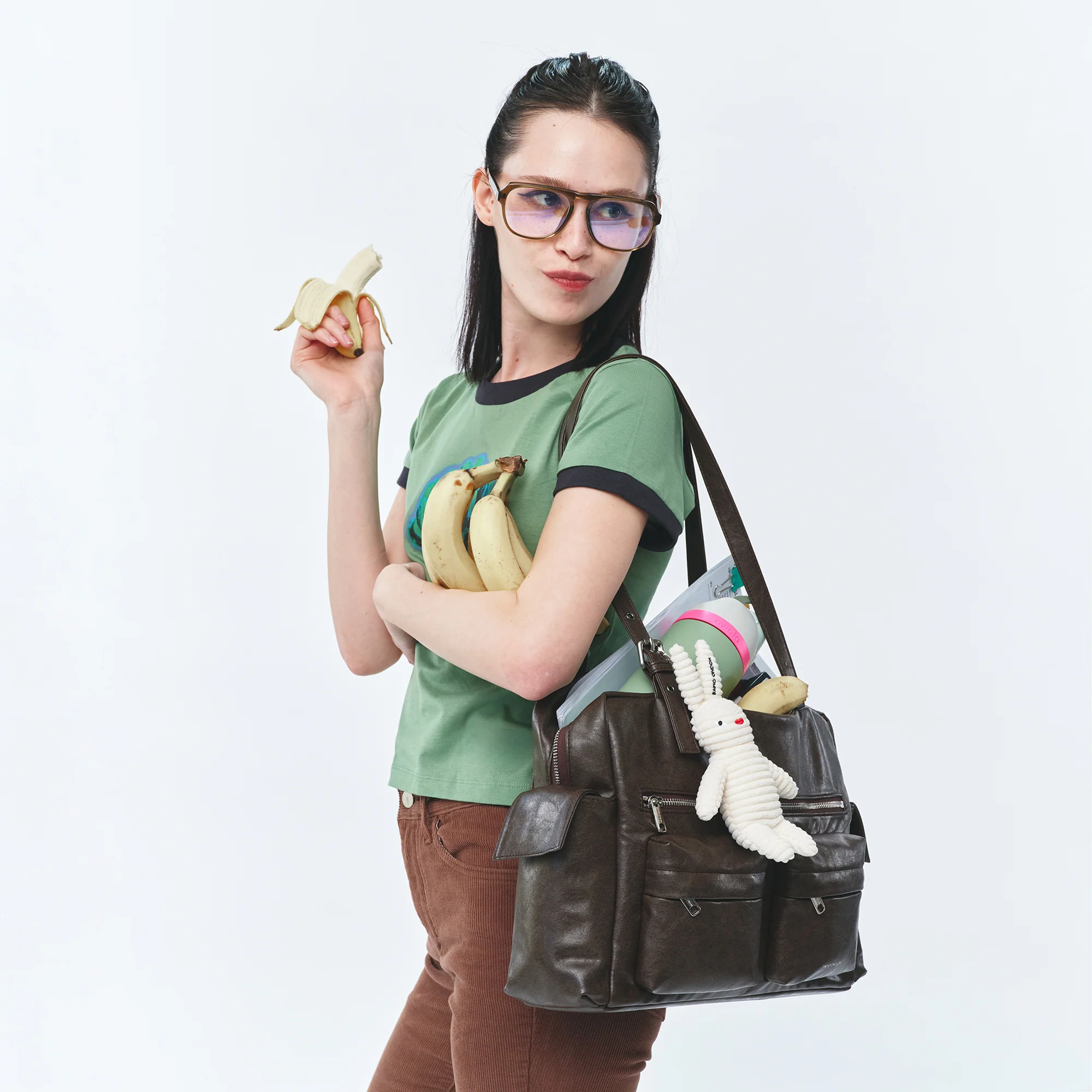 pocket utility bag L veg cocoa - Image 8