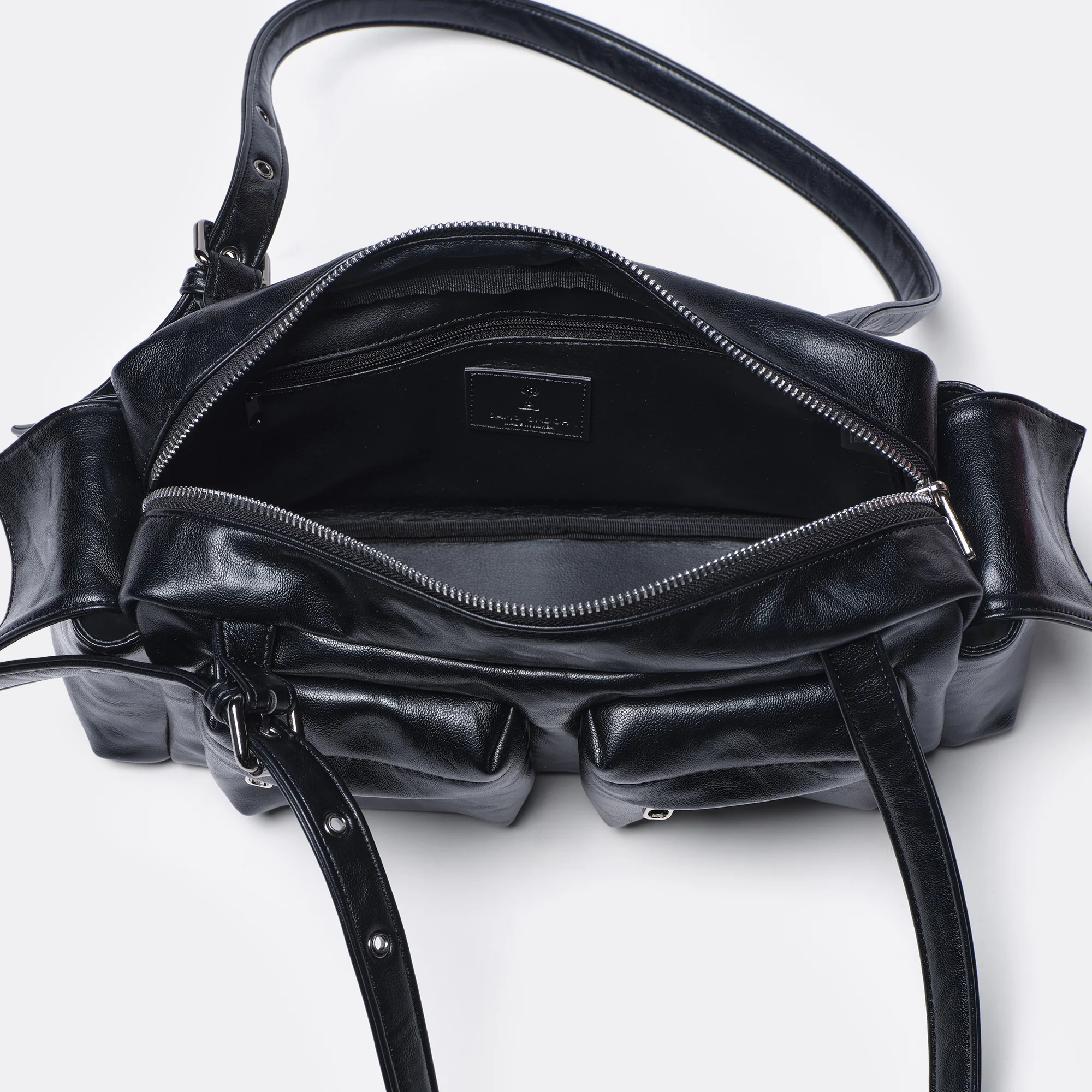 pocket utility bag M baked black - Image 4