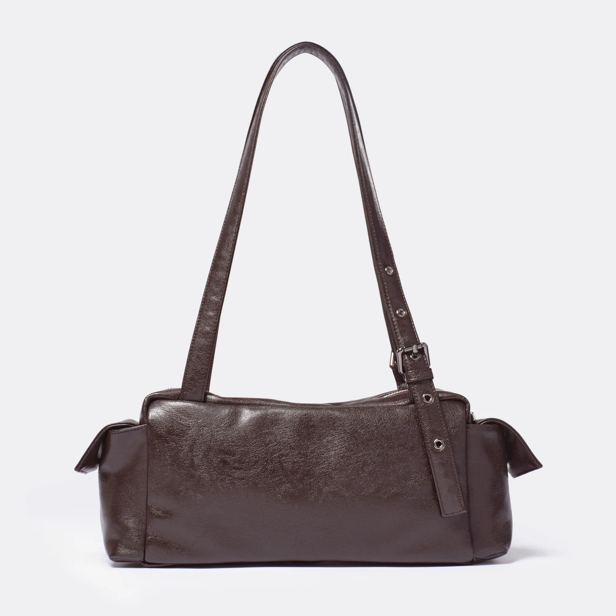 pocket utility bag M goat chocolate - Image 3