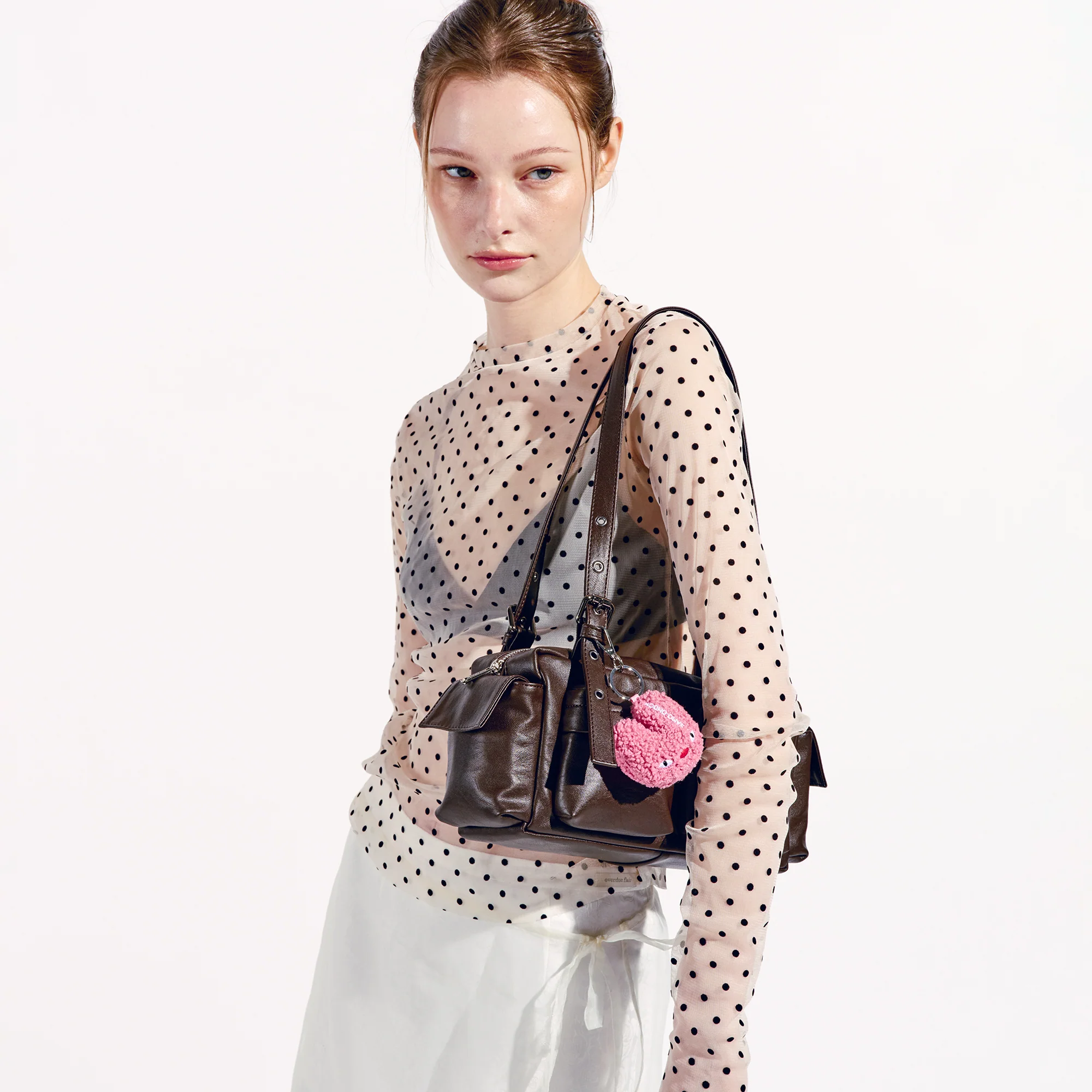 pocket utility bag M nappa chocolate - Image 4