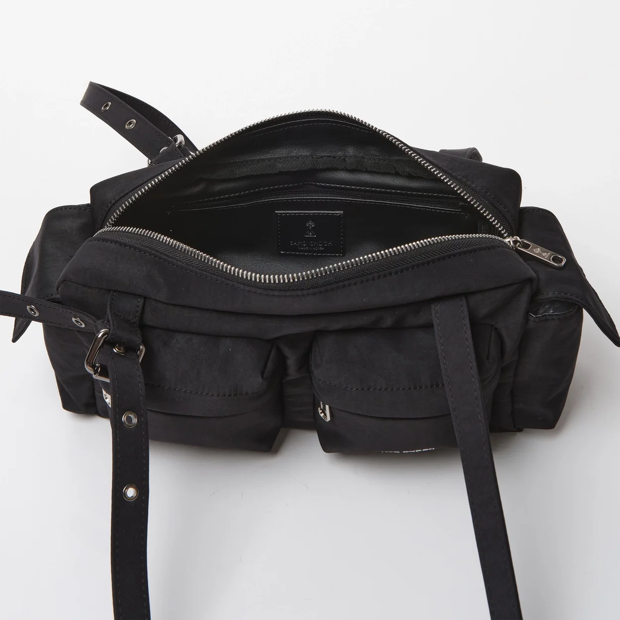 pocket utility bag M nylon black - Image 4