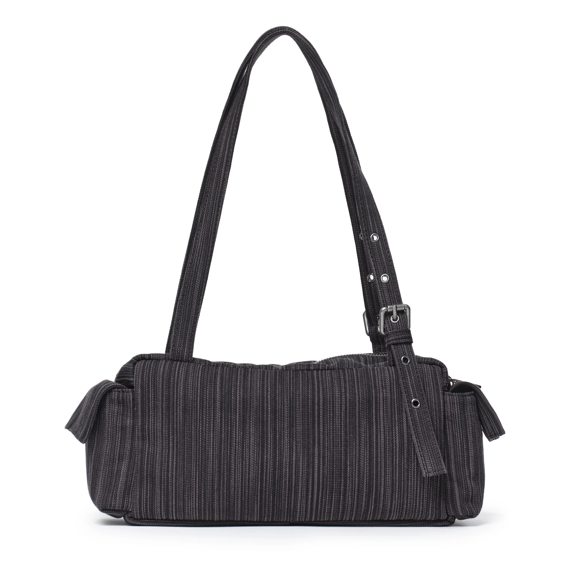 pocket utility bag M stripe black - Image 3