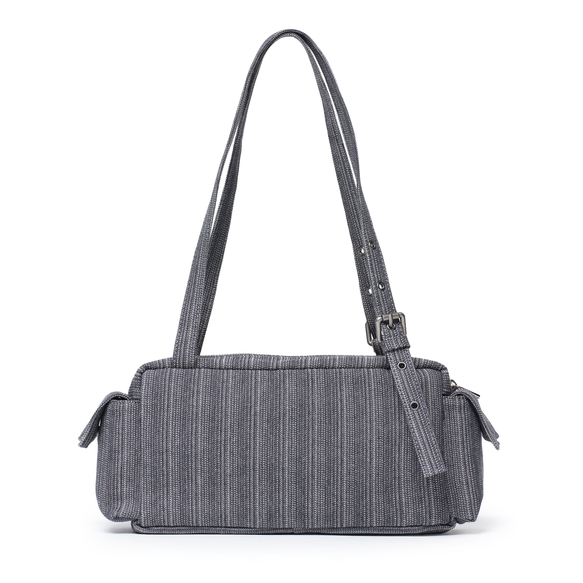 pocket utility bag M stripe gray - Image 3