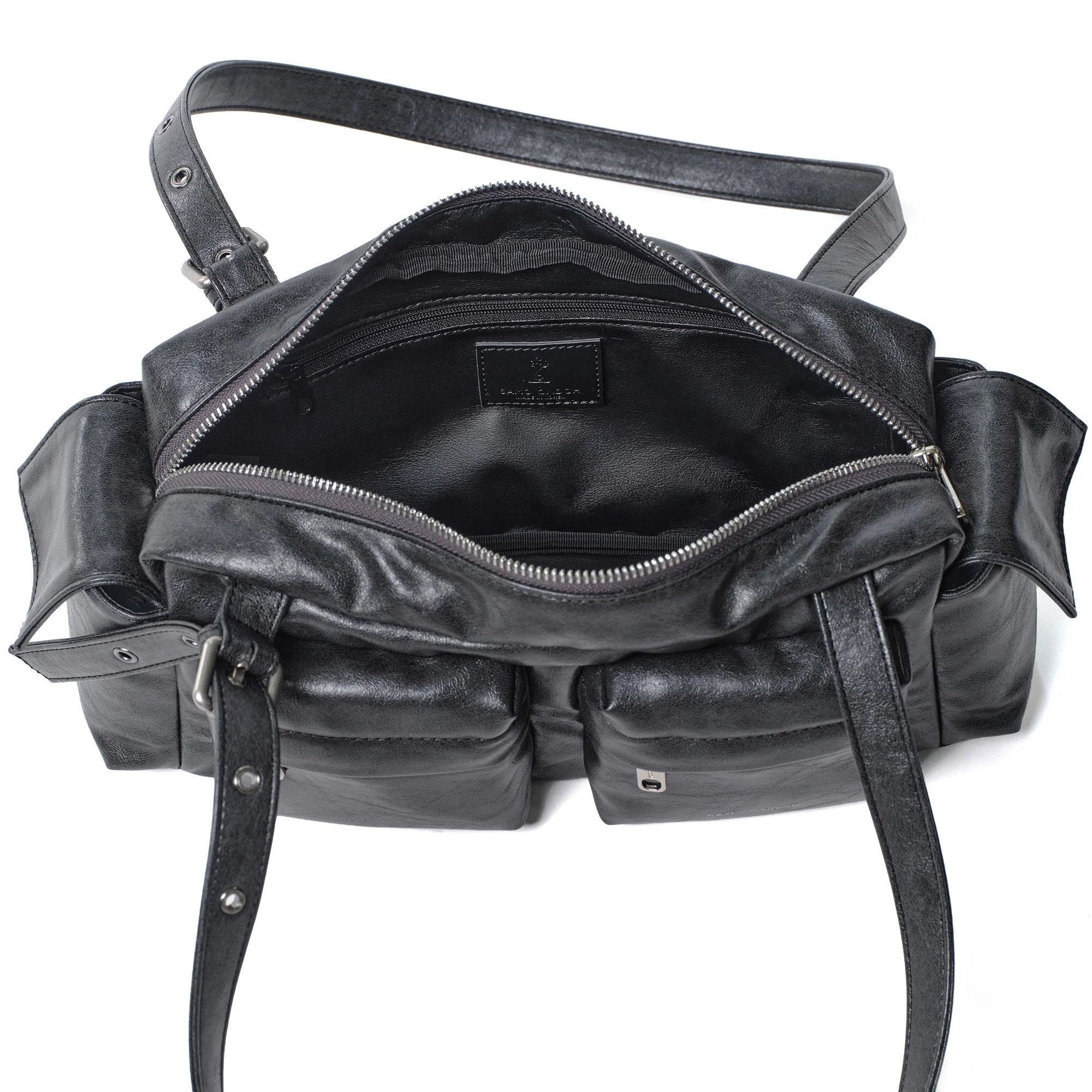 pocket utility bag M veg charcoal - Image 4