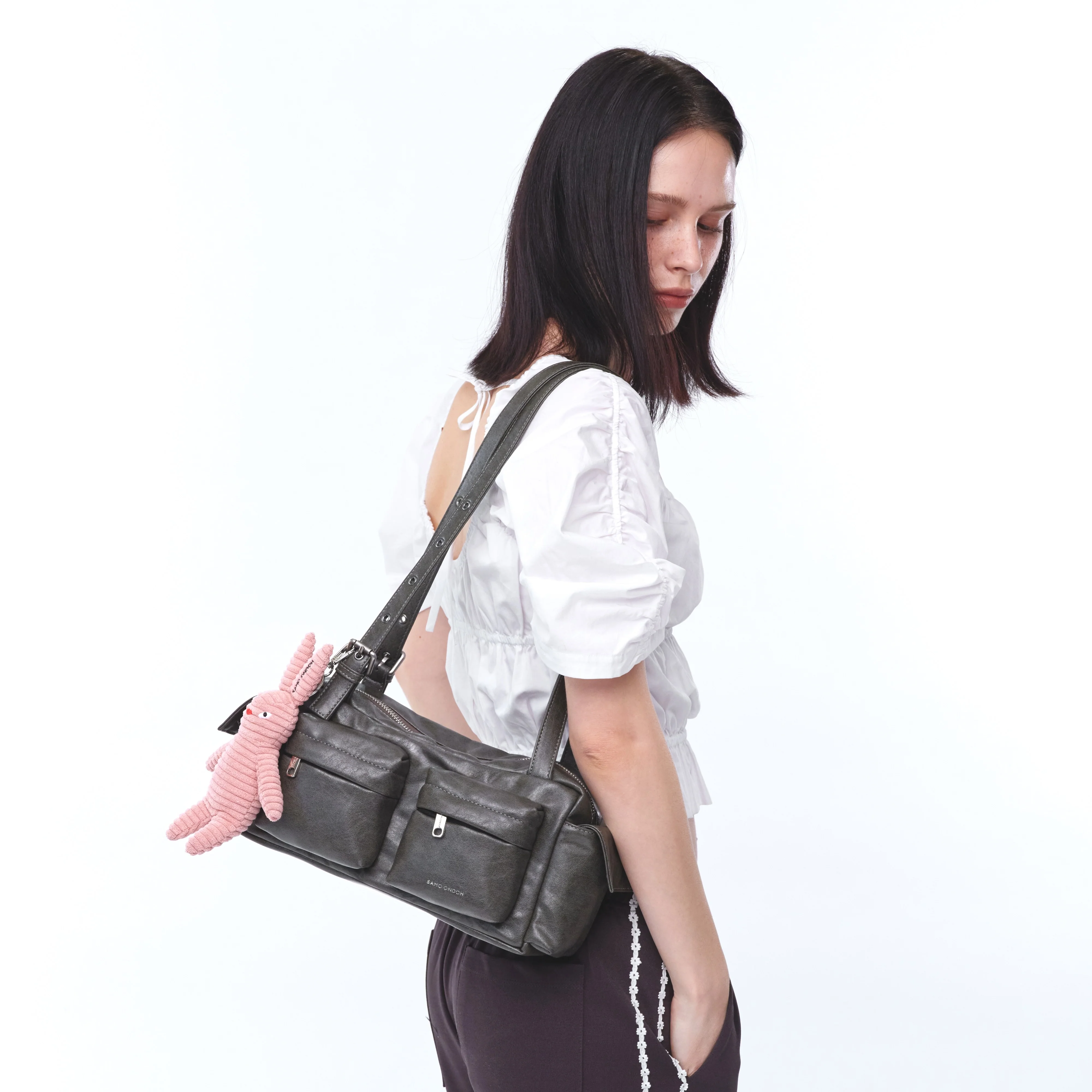 pocket utility bag M veg gray - Image 5