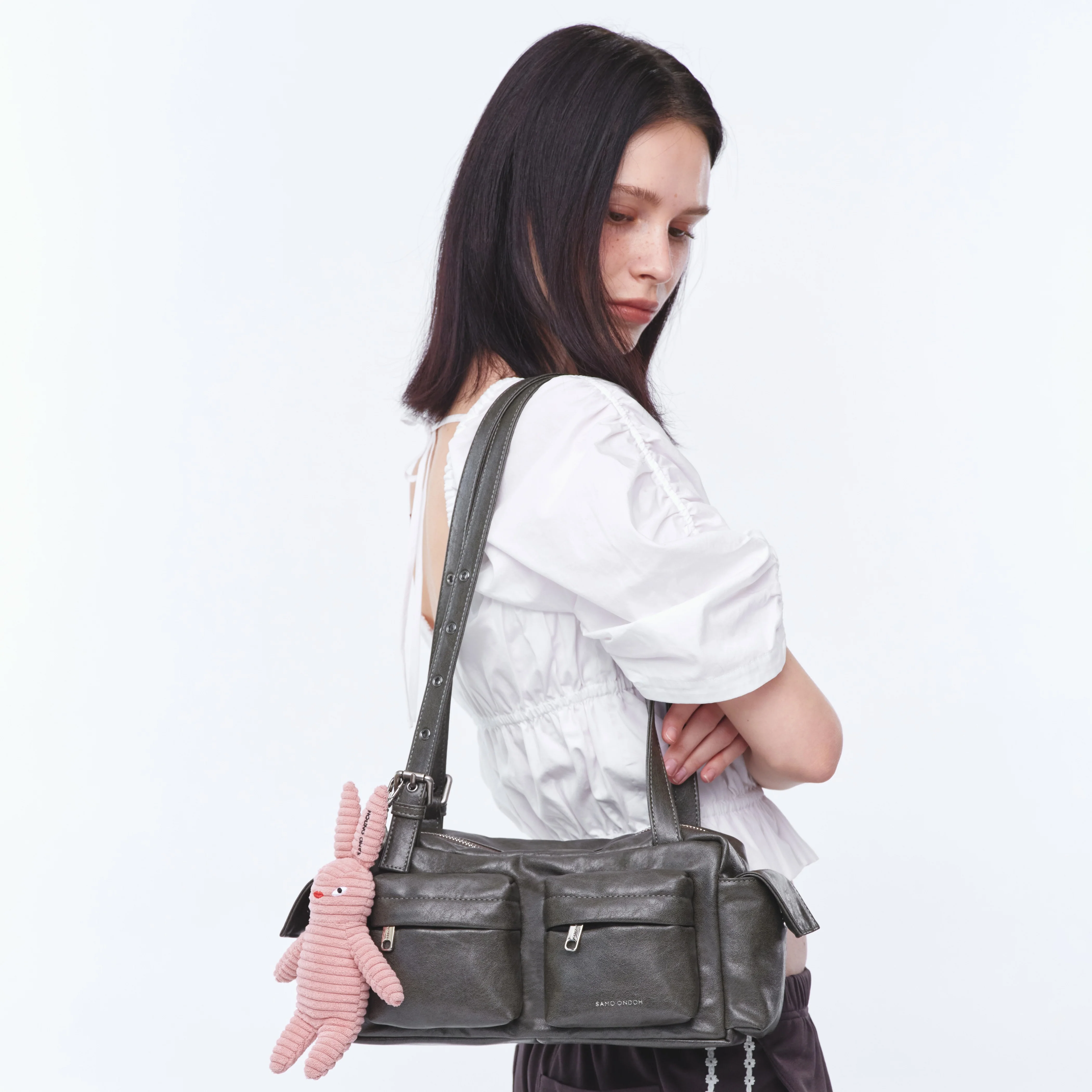 pocket utility bag M veg gray - Image 6